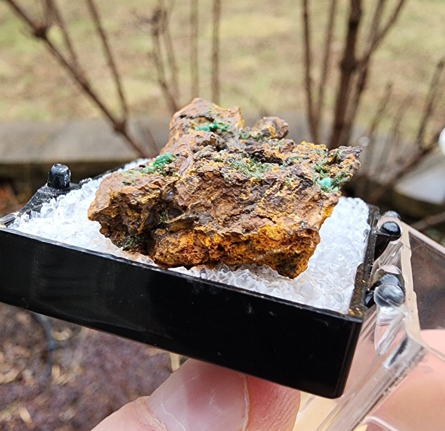 Olivenite with Pharmacosiderite from Gold Hill, Utah