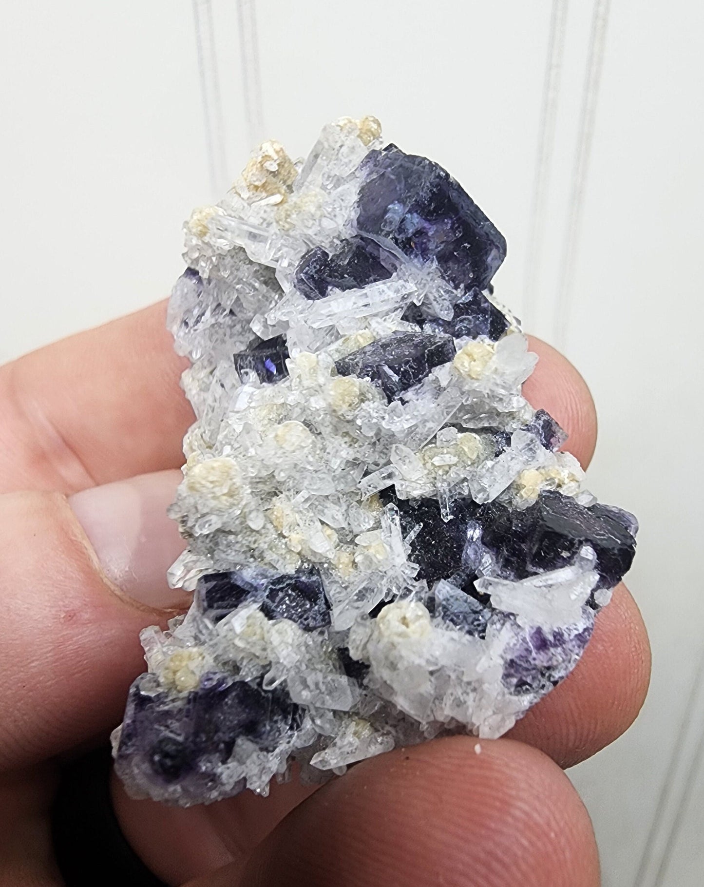 Fluorite with Quartz from Yaogangxian, China