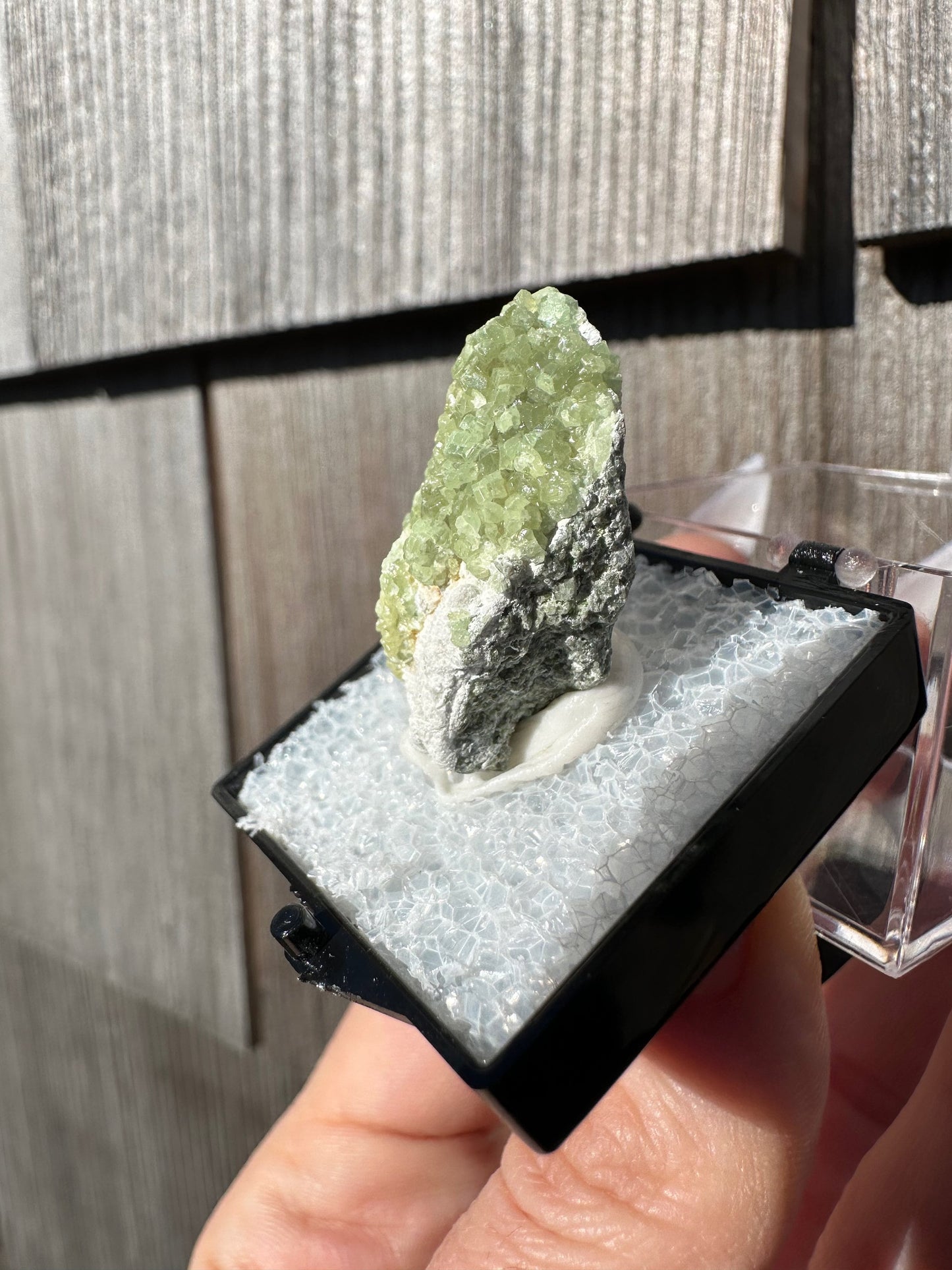Demantoid Green Garnet Crystals on Matrix From Afghanistan