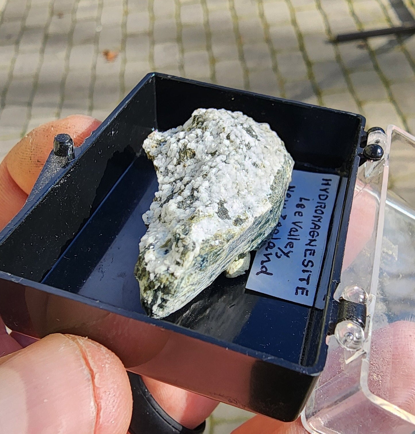 Hydromagnesite from Lee Valley Quarry, New Zealand