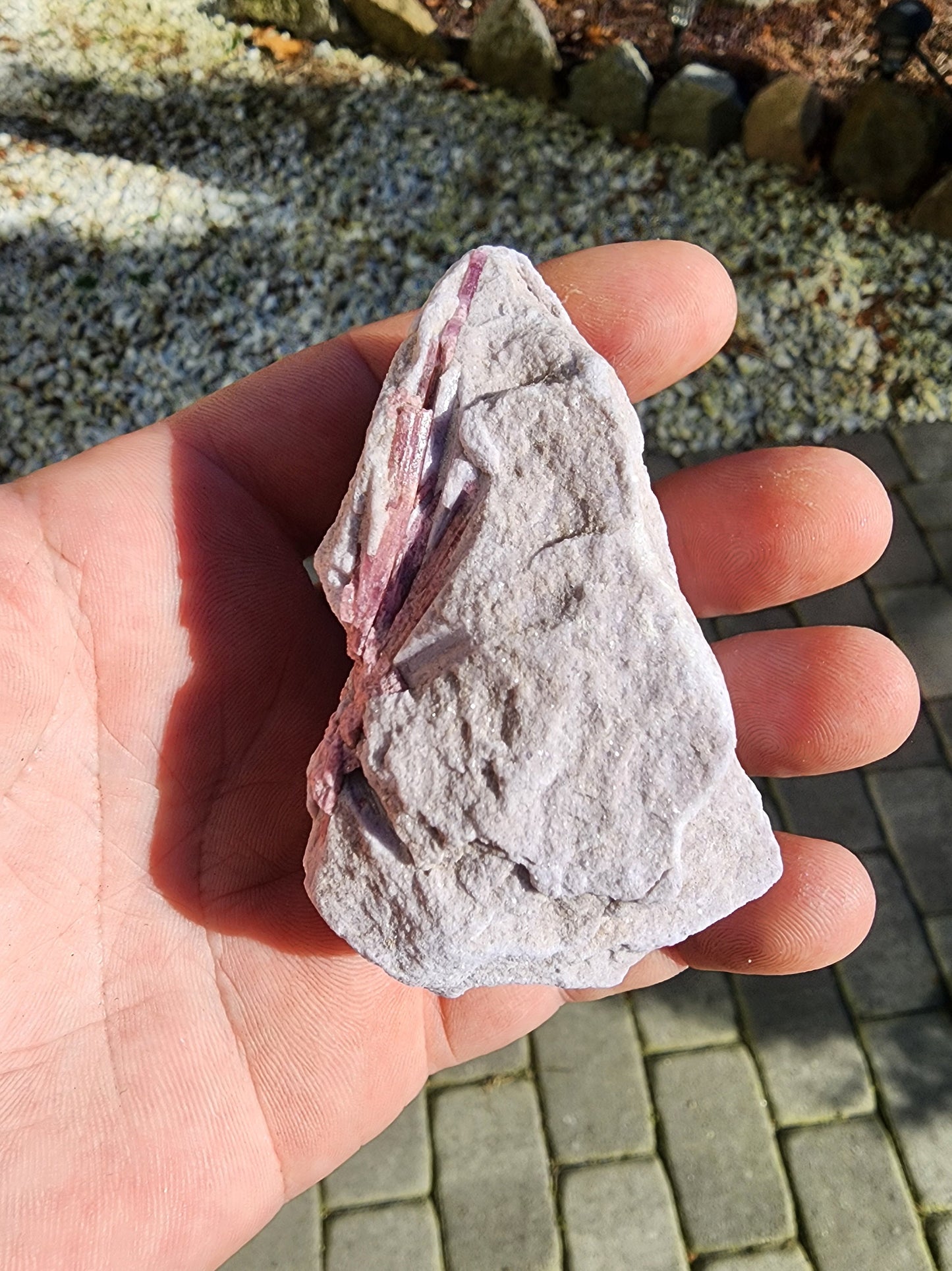 Pink Tourmaline in Lepidolite from California USA