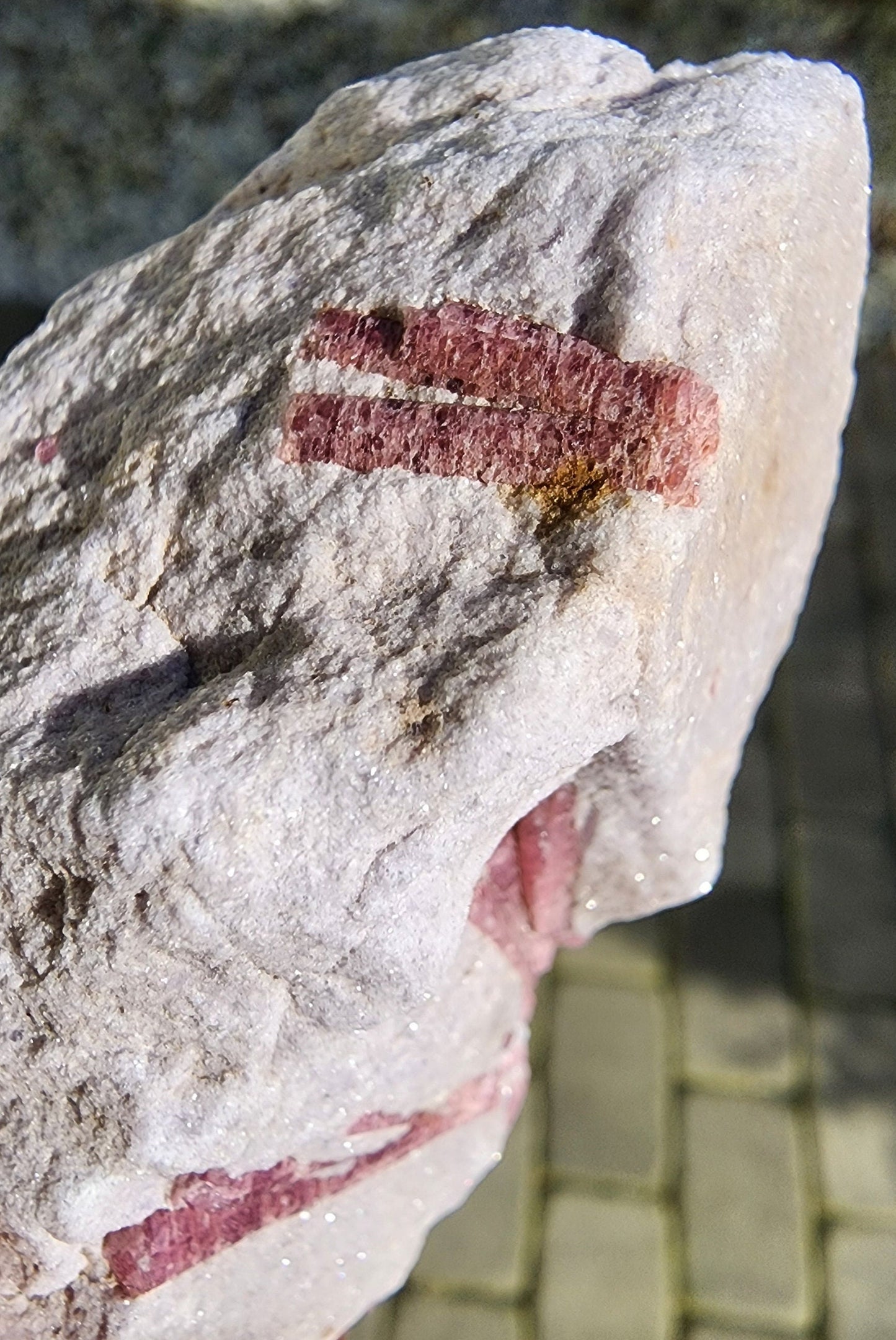 Pink Tourmaline in Lepidolite from California USA