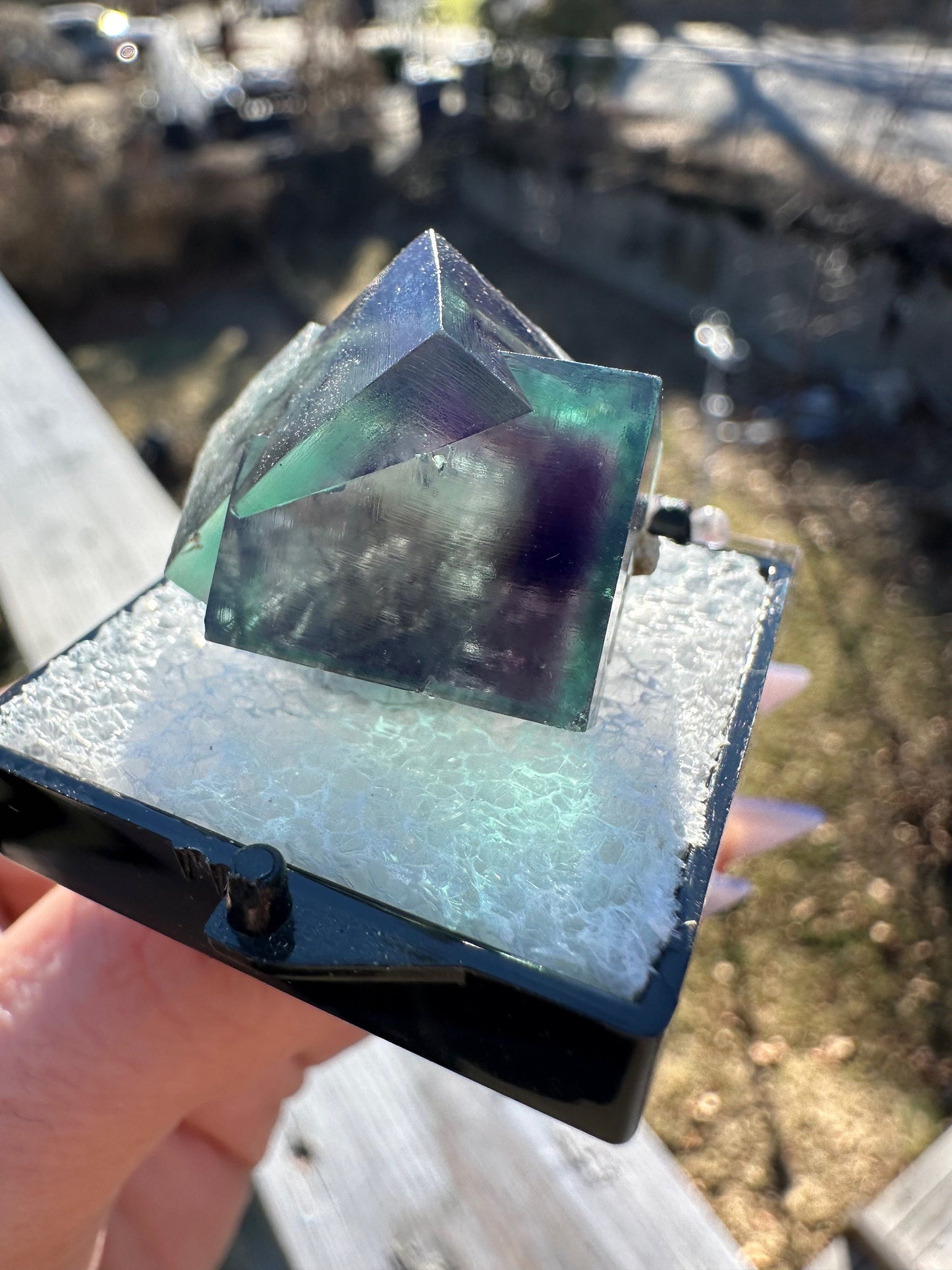 Color Zoned Fluorite from Lady Annabella Mine England