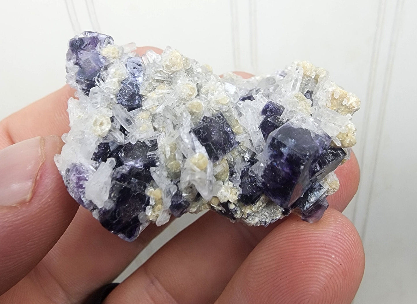 Fluorite with Quartz from Yaogangxian, China