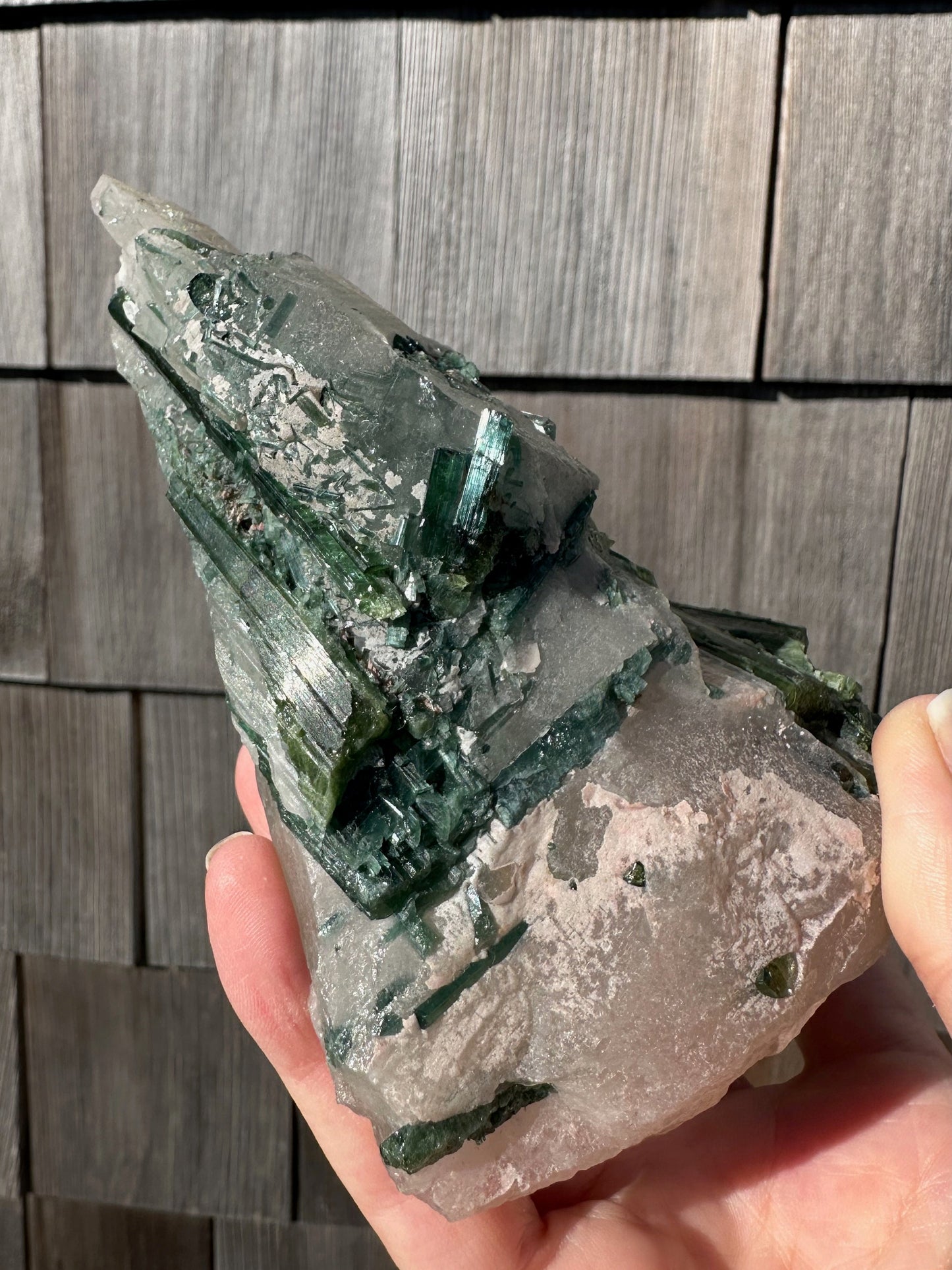 Large Cabinet Tourmaline in Quartz from Minas Gerais, Brazil