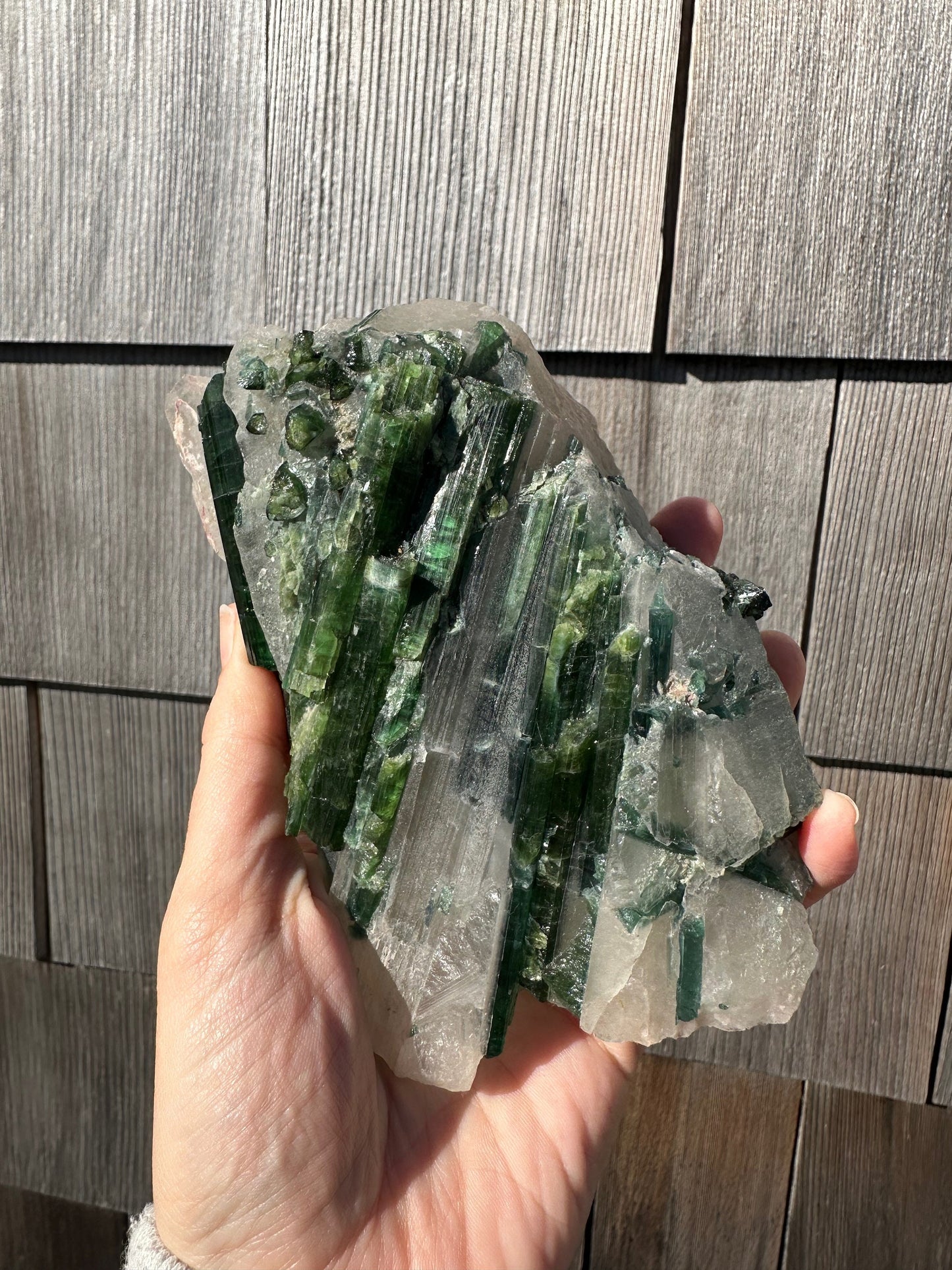 Large Cabinet Tourmaline in Quartz from Minas Gerais, Brazil