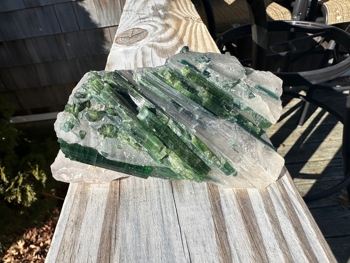 Large Cabinet Tourmaline in Quartz from Minas Gerais, Brazil