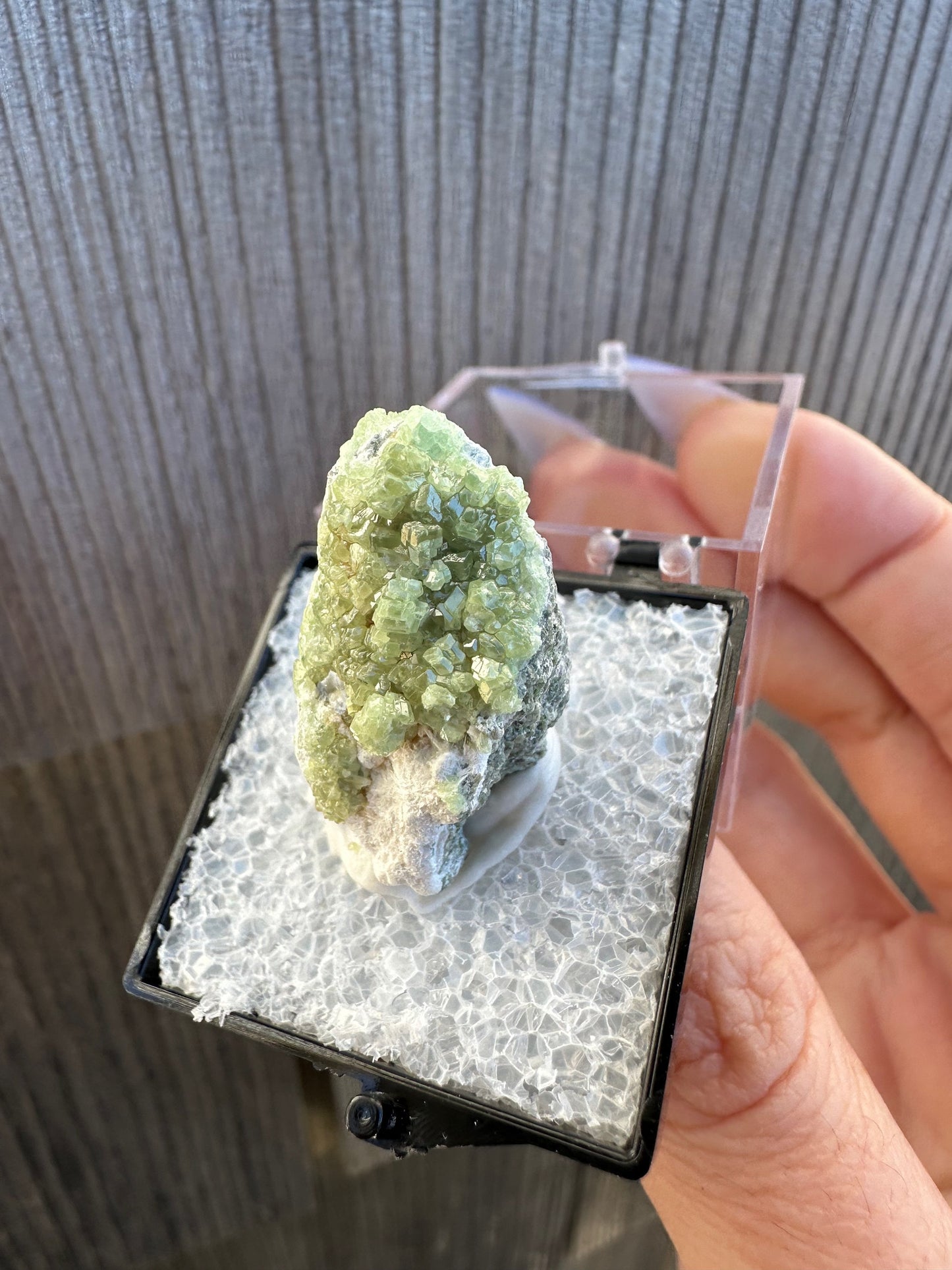 Demantoid Green Garnet Crystals on Matrix From Afghanistan