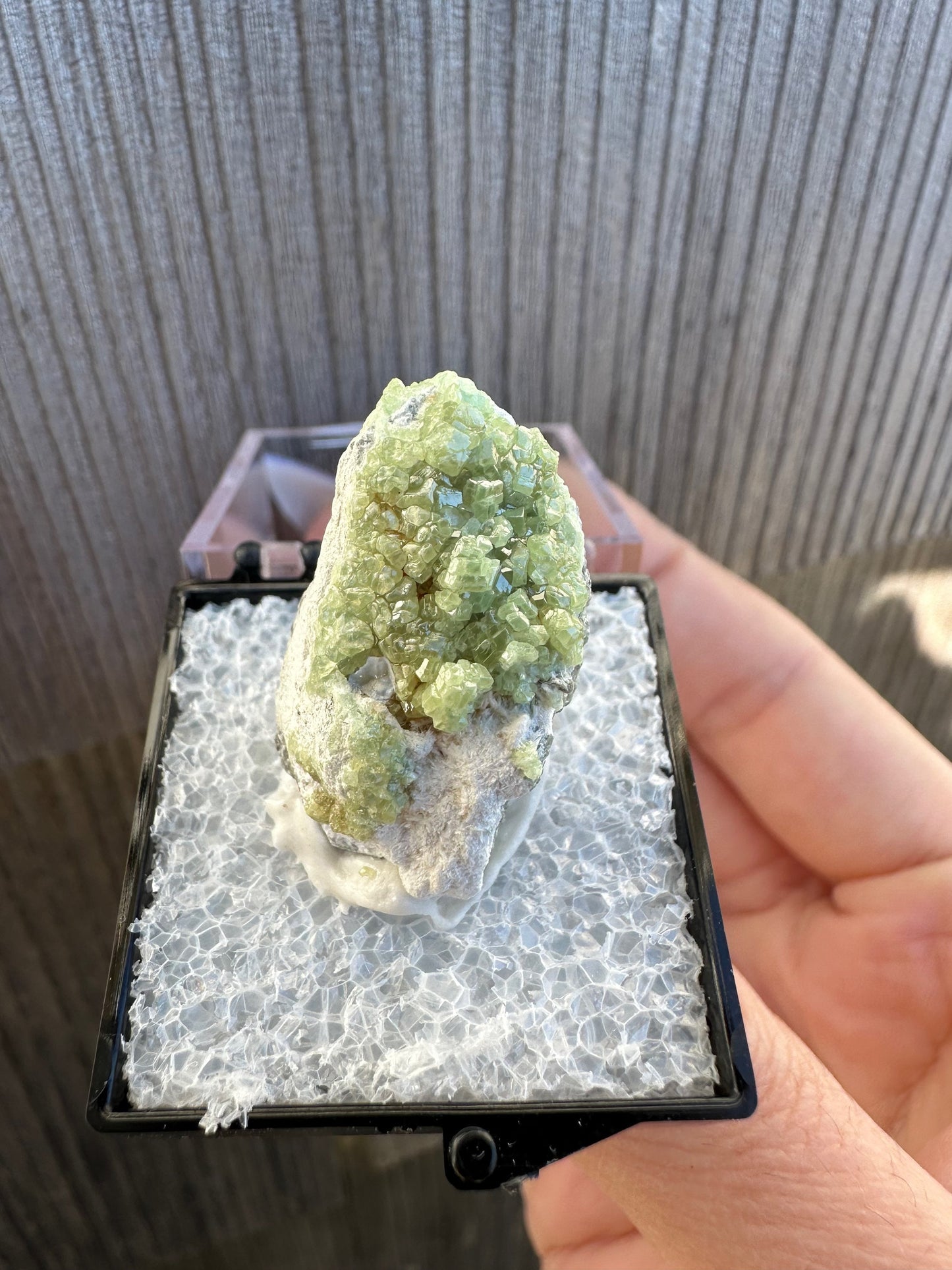 Demantoid Green Garnet Crystals on Matrix From Afghanistan