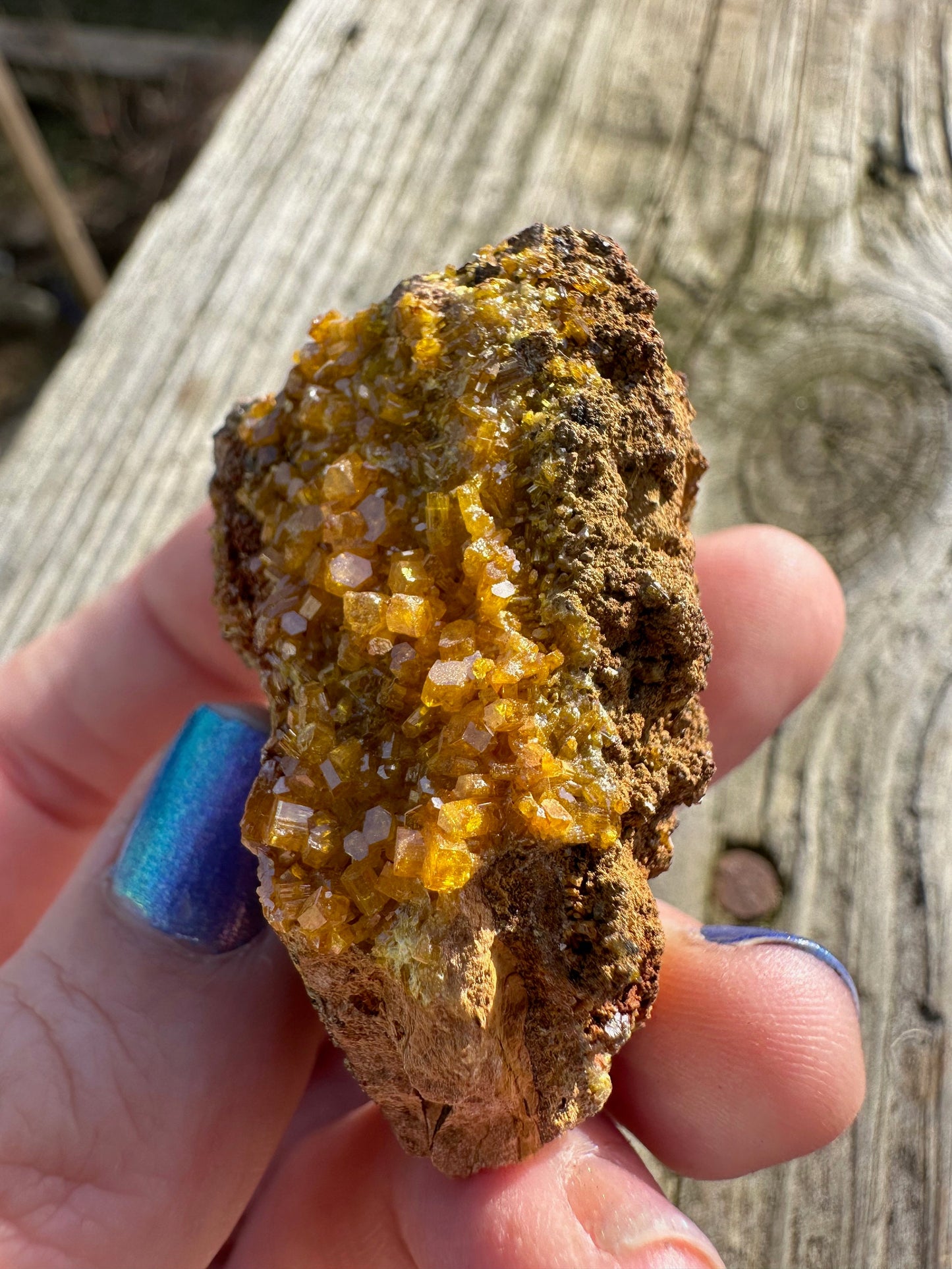 Mimetite Crystals from Pingtouling Mine China