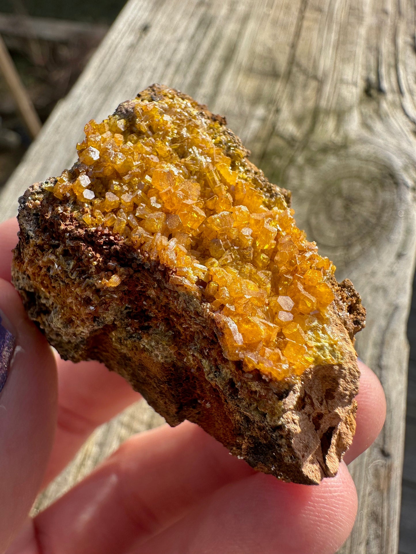Mimetite Crystals from Pingtouling Mine China