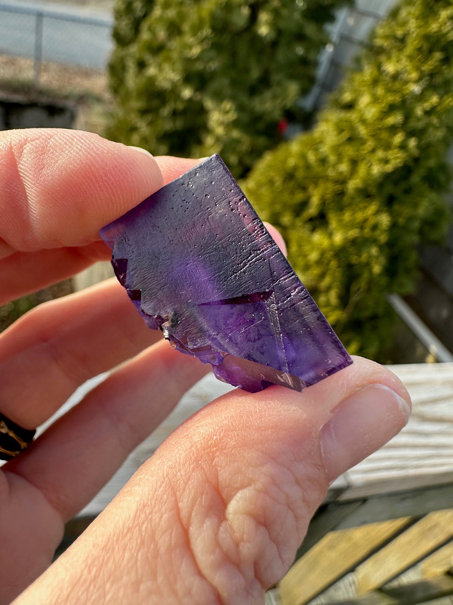 Purple Fluorite Crystal from Lead Hill, Cave-In-Rock Illinois