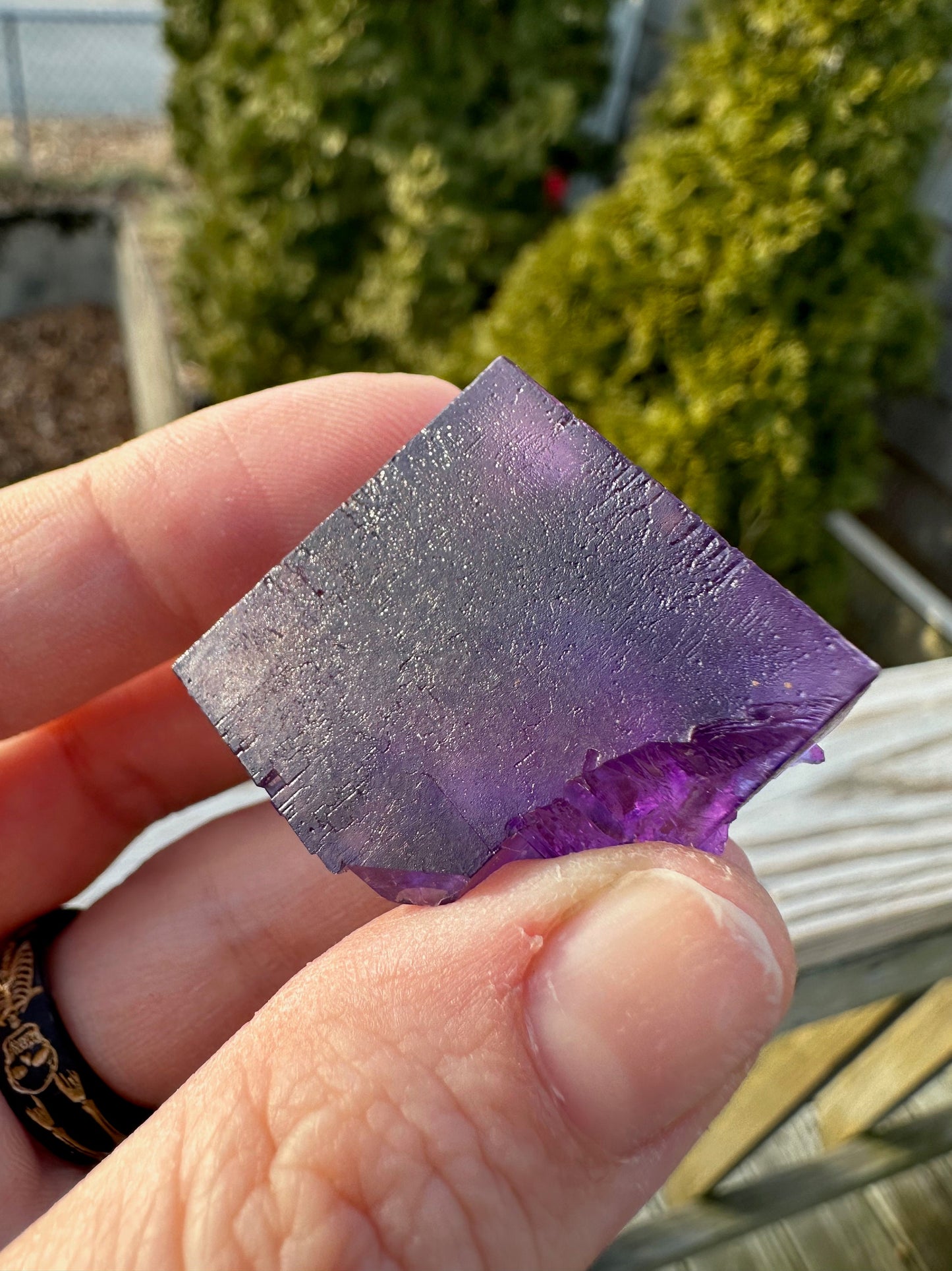 Purple Fluorite Crystal from Lead Hill, Cave-In-Rock Illinois