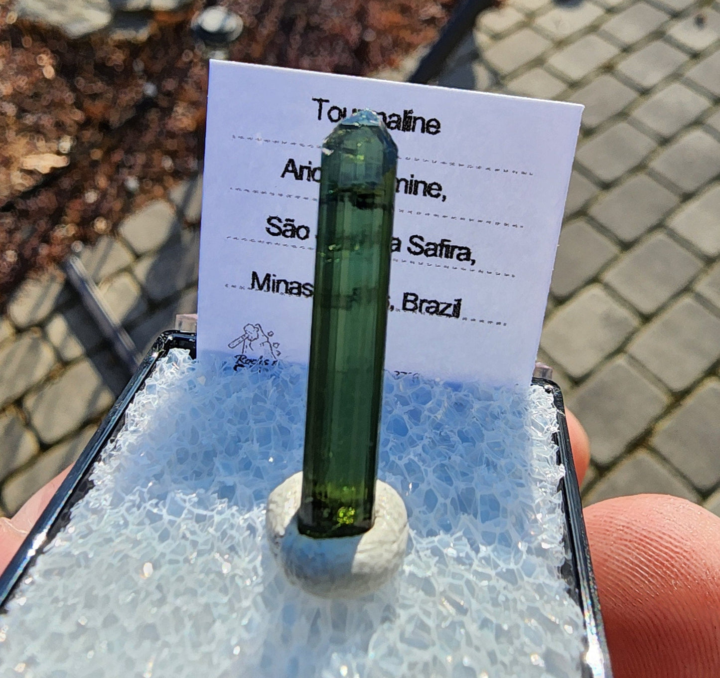 Tourmaline Crystal from Aricanga mine, Minas Gerais, Brazil