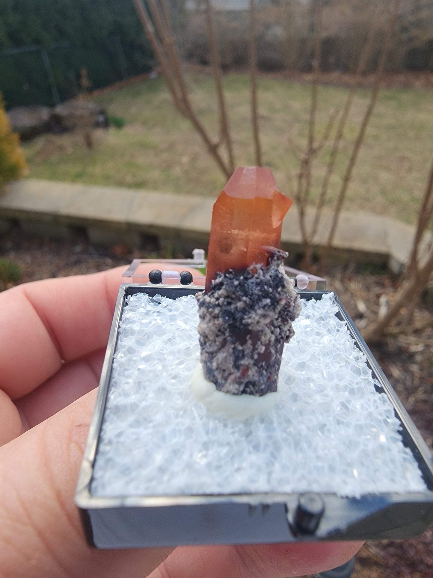 Red Topaz from San Felipe Mine, Mexico