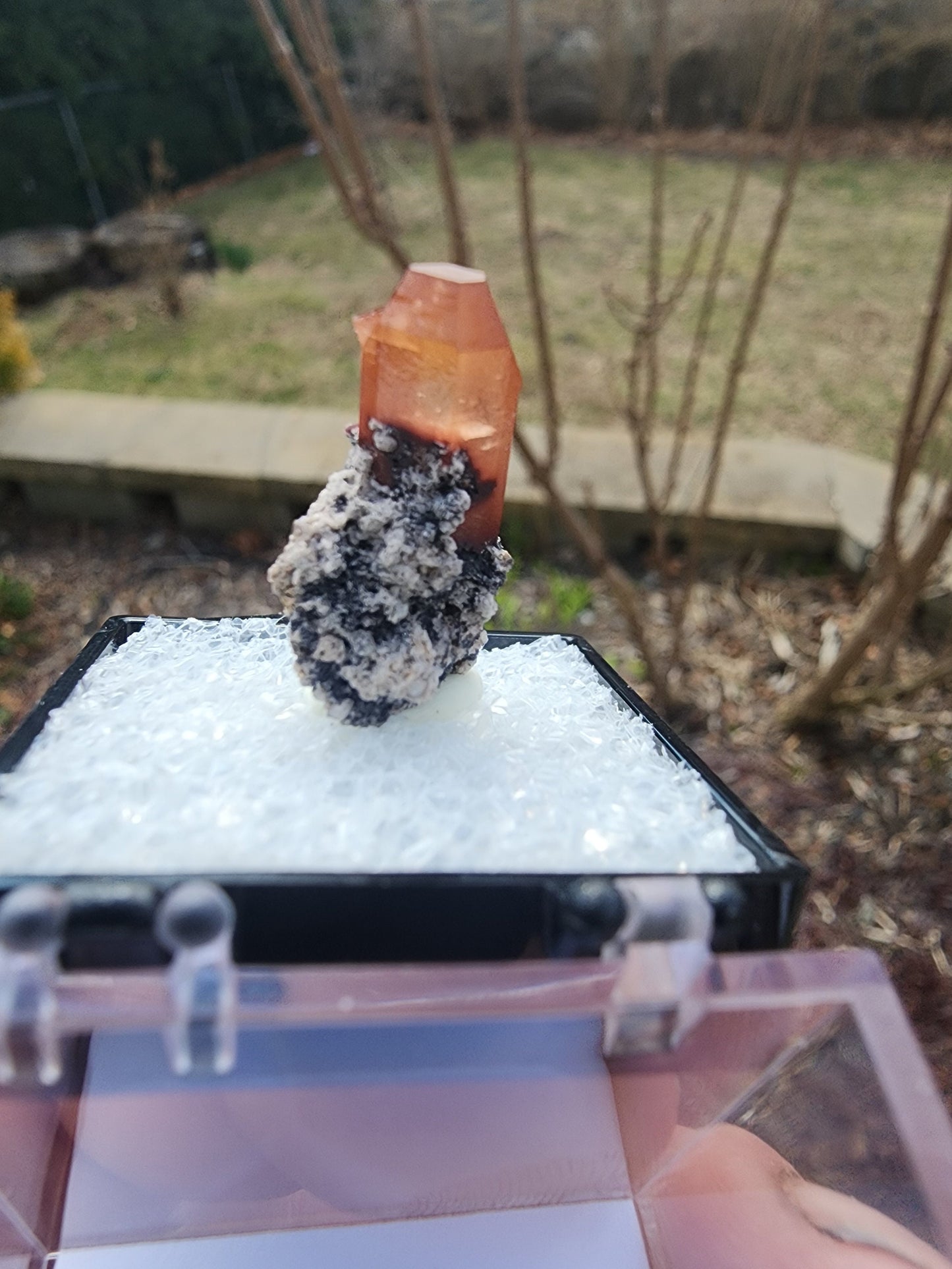 Red Topaz from San Felipe Mine, Mexico