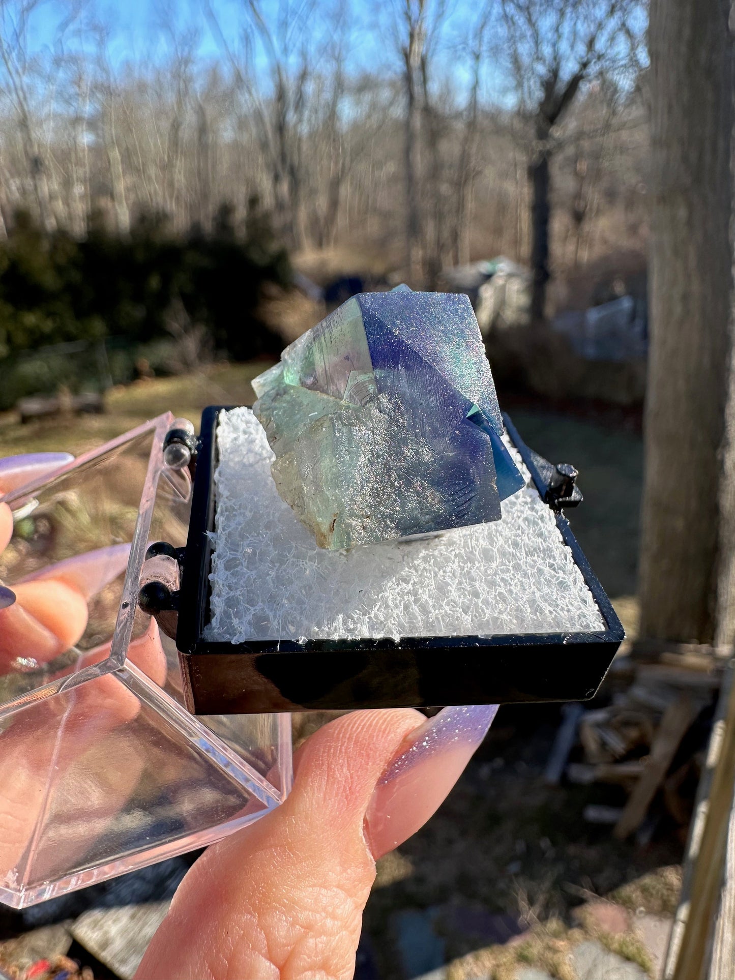 Color Zoned Fluorite from Lady Annabella Mine England