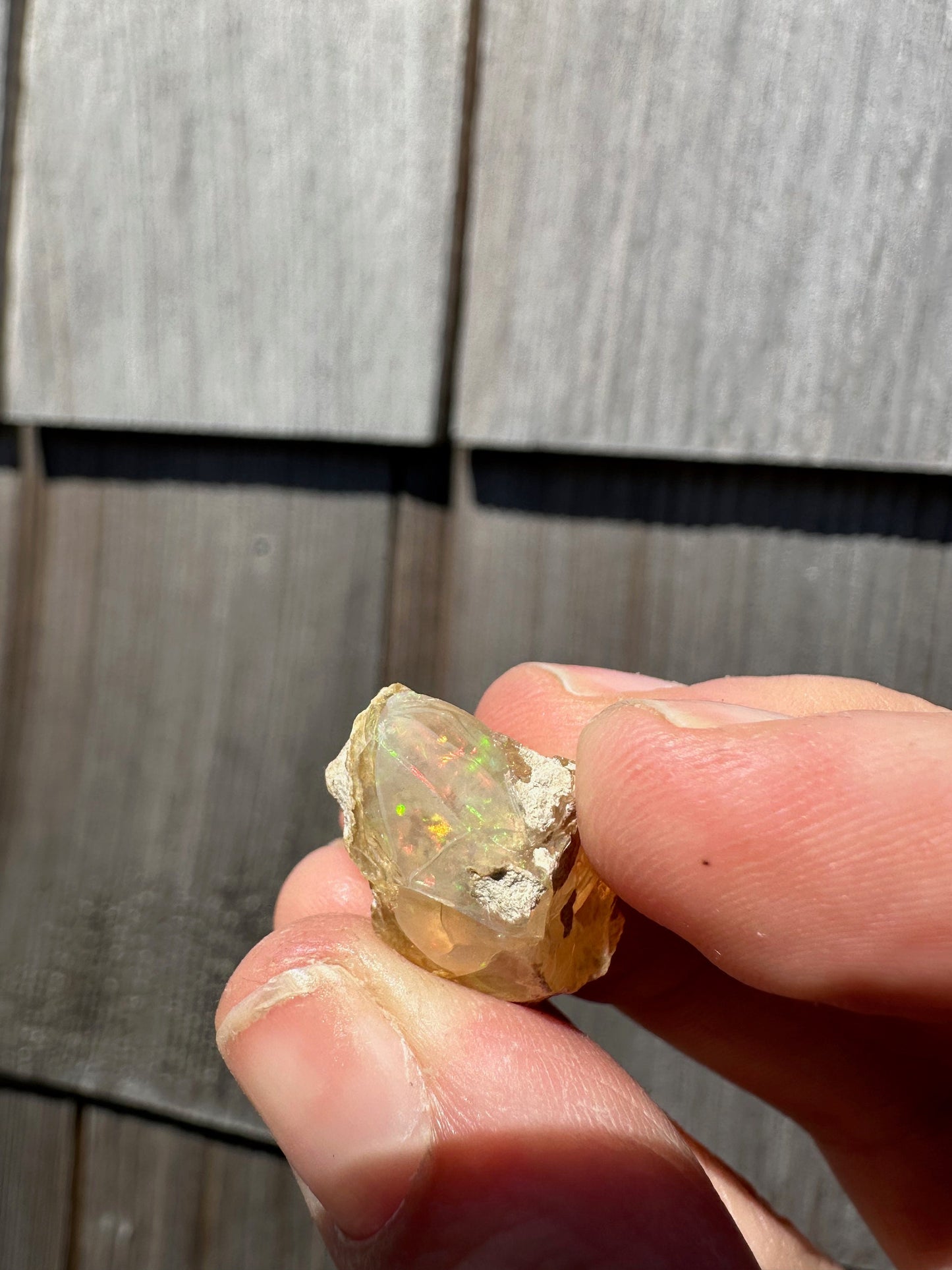 Fiery Rough Opal from Ethiopia