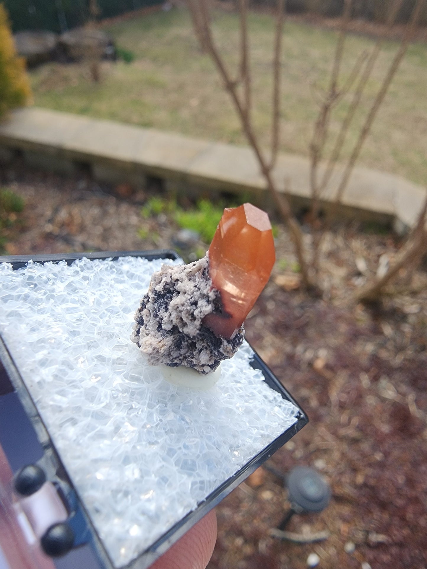 Red Topaz from San Felipe Mine, Mexico