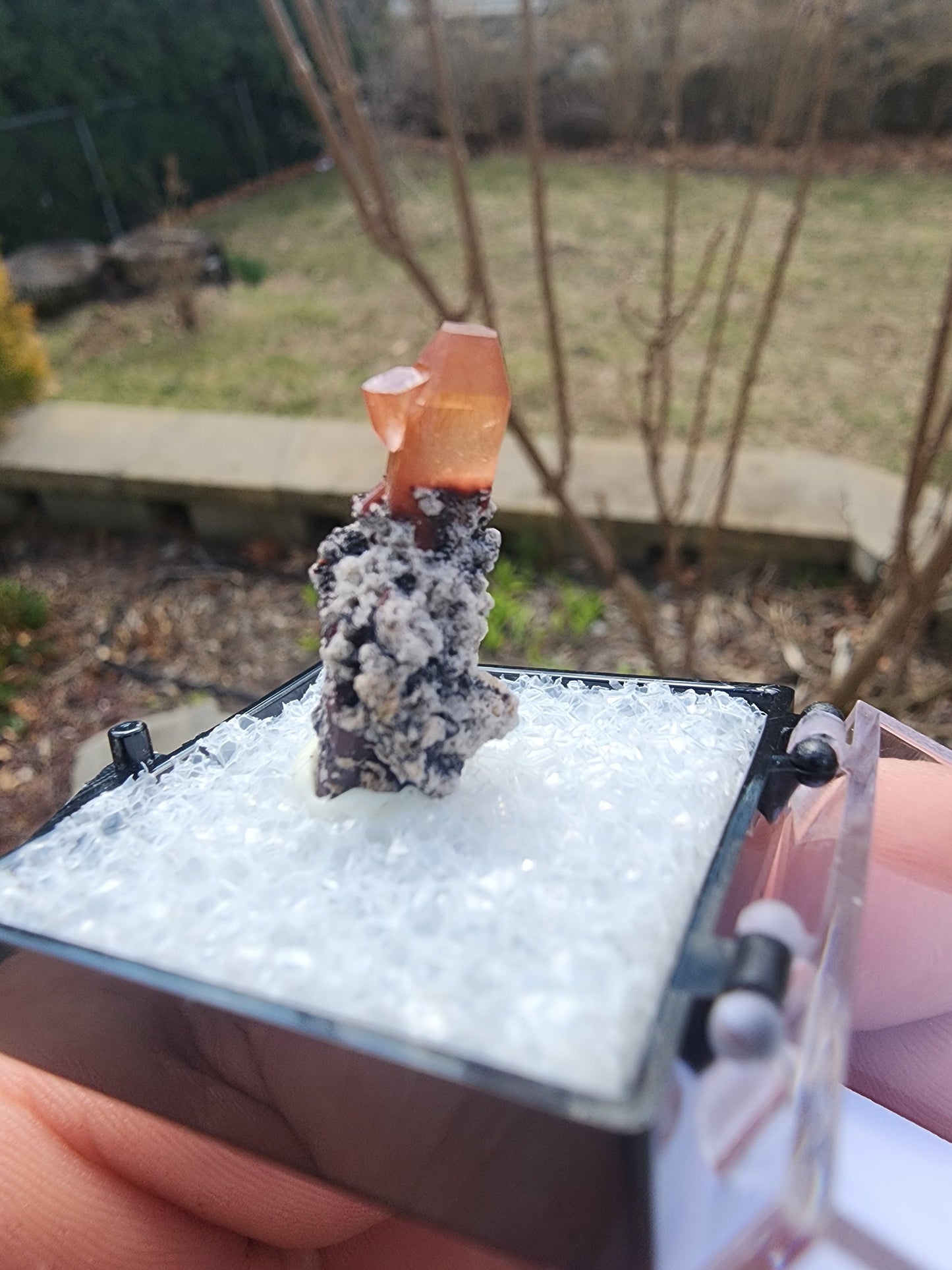 Red Topaz from San Felipe Mine, Mexico