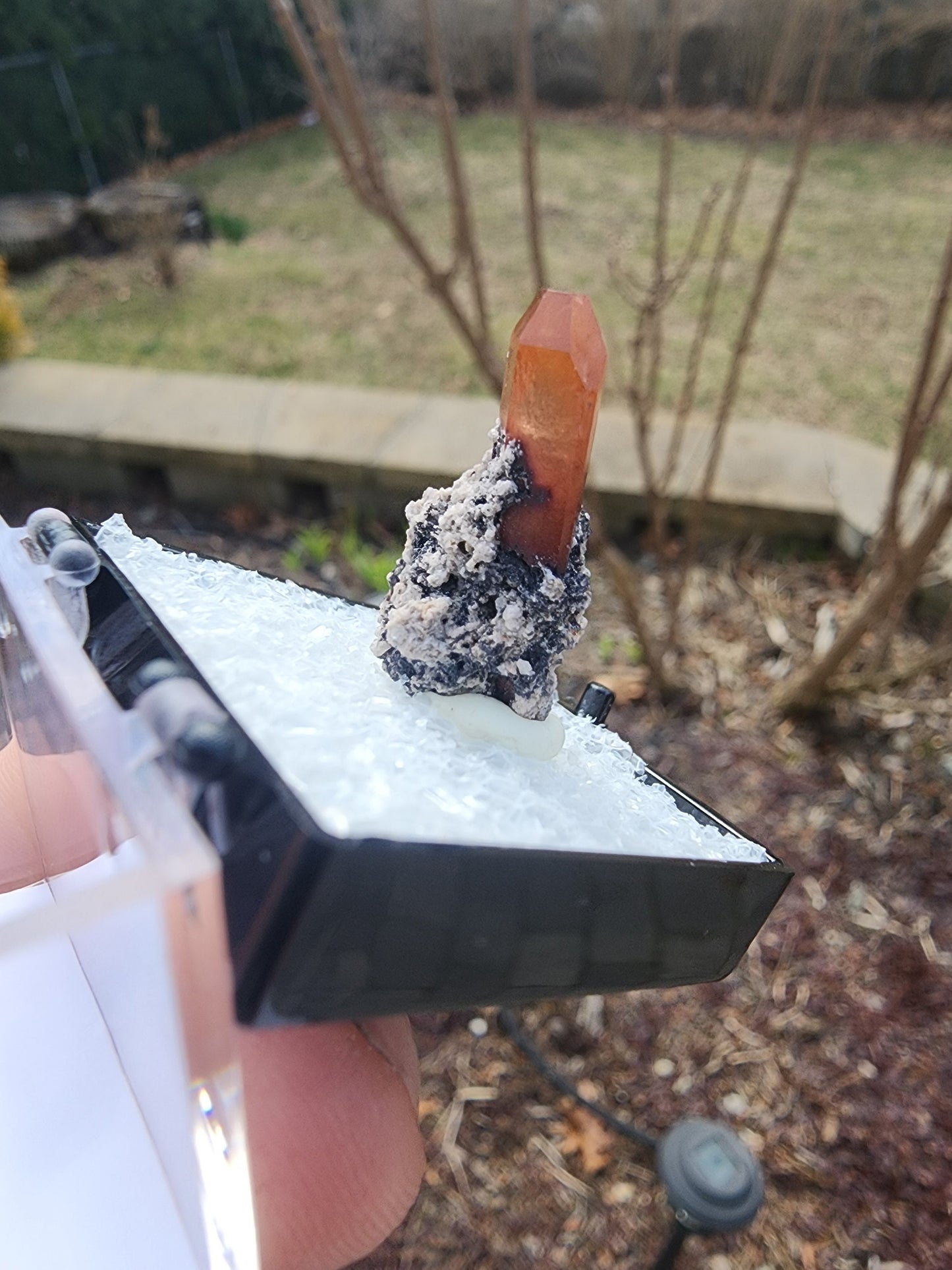 Red Topaz from San Felipe Mine, Mexico