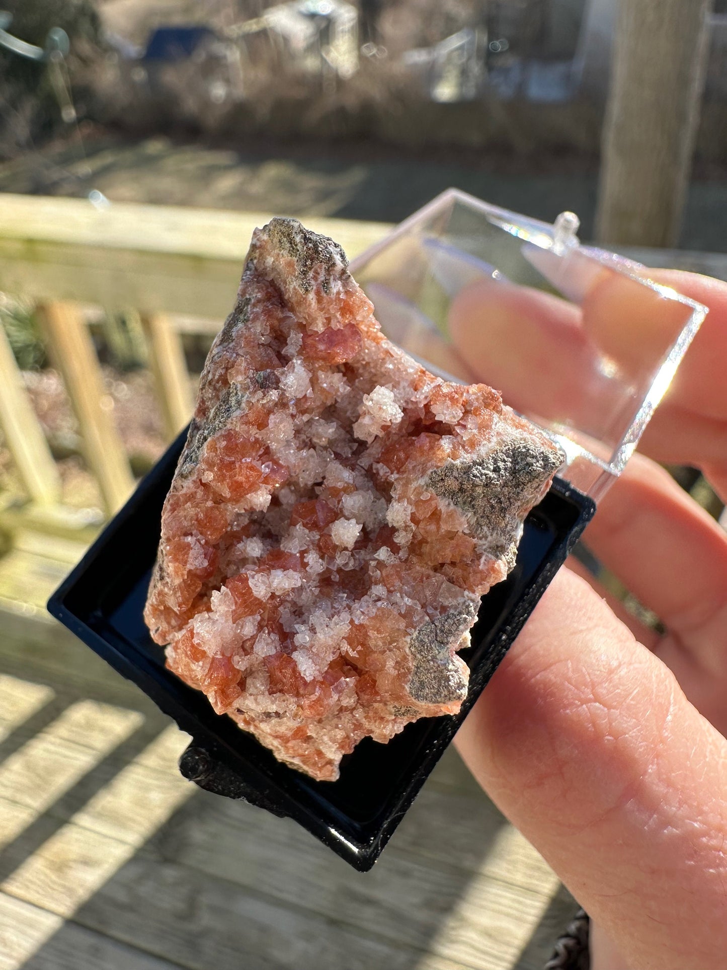 Chabazite with Heulandite and Calcite from Nova Scotia