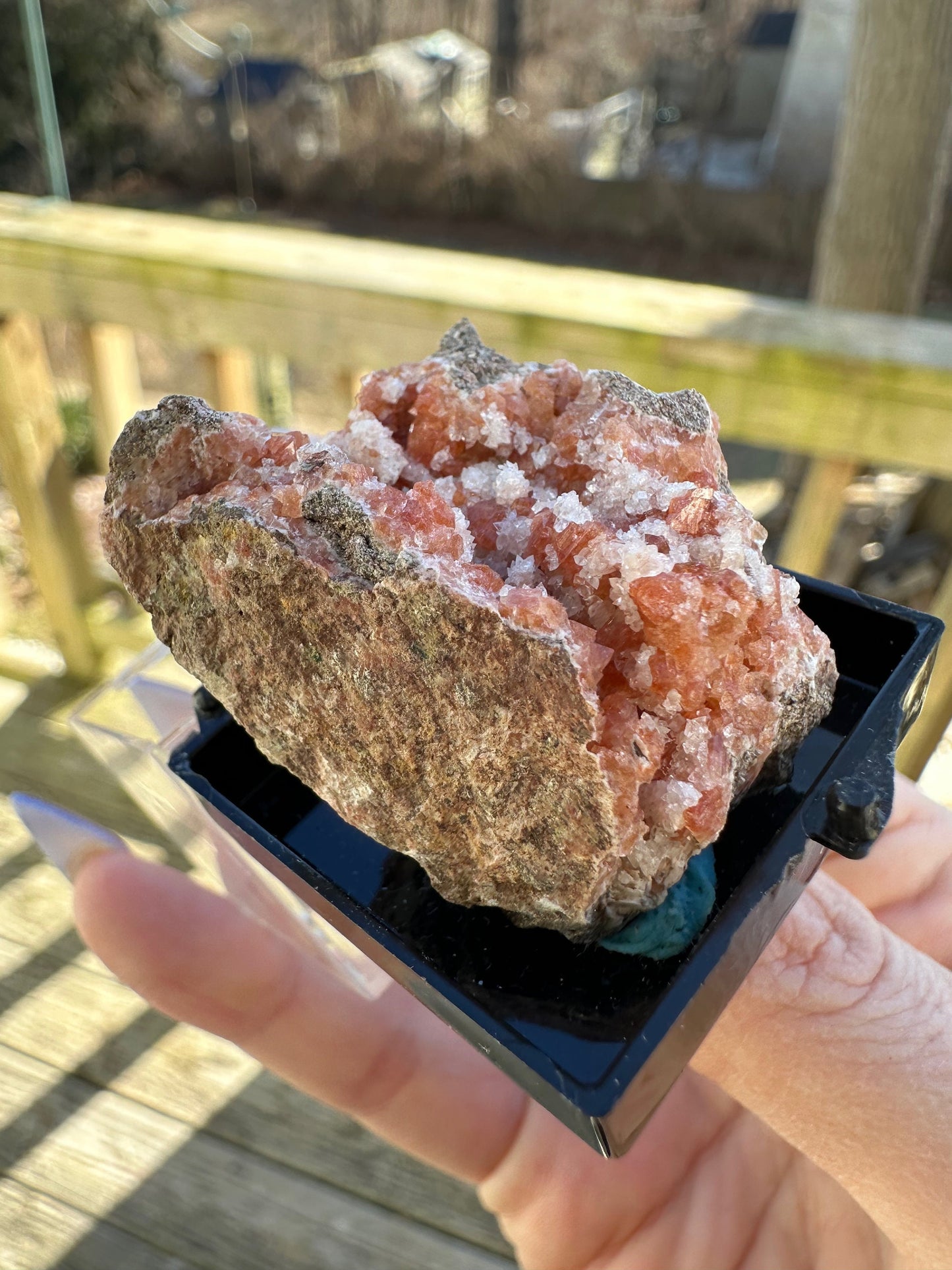 Chabazite with Heulandite and Calcite from Nova Scotia