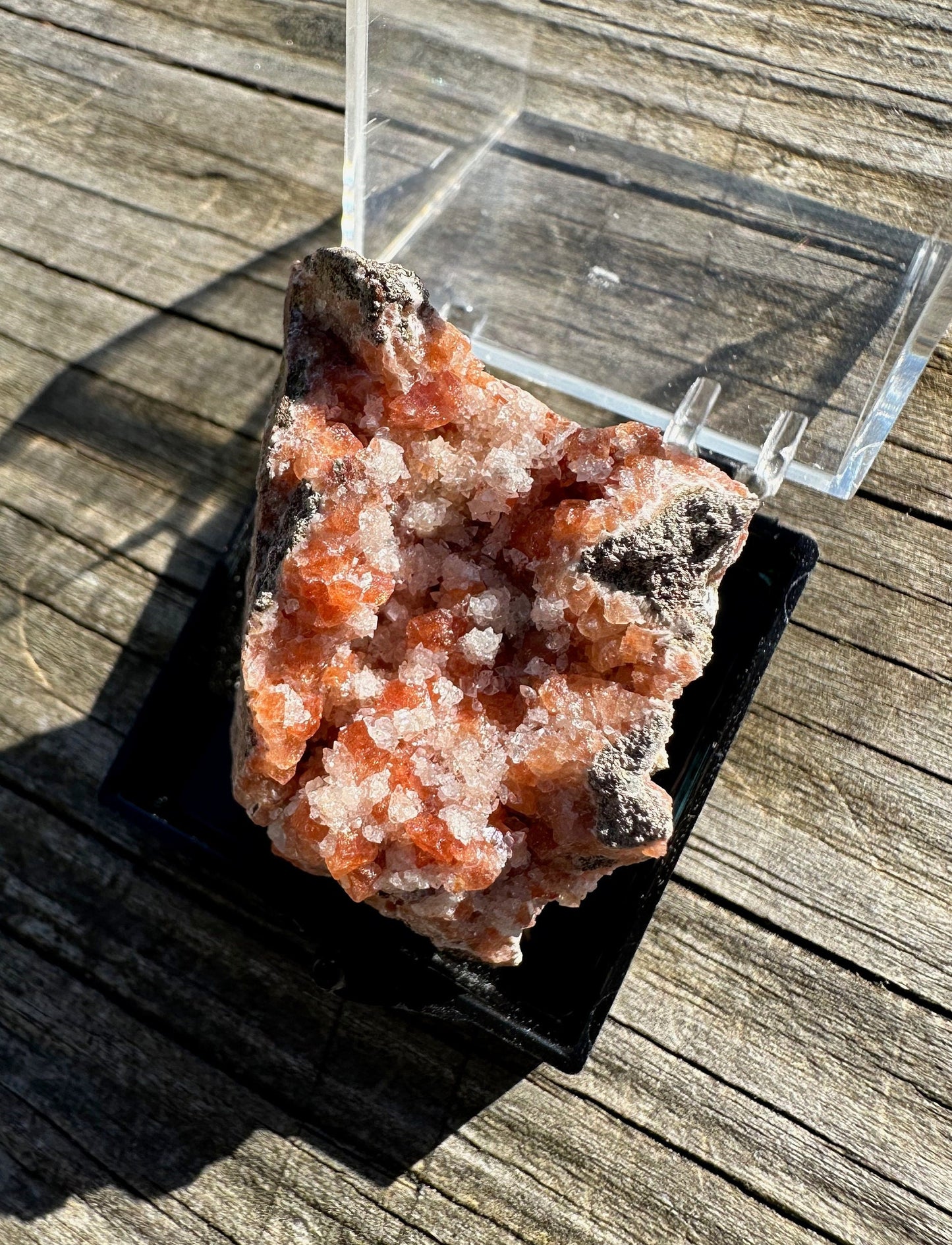 Chabazite with Heulandite and Calcite from Nova Scotia