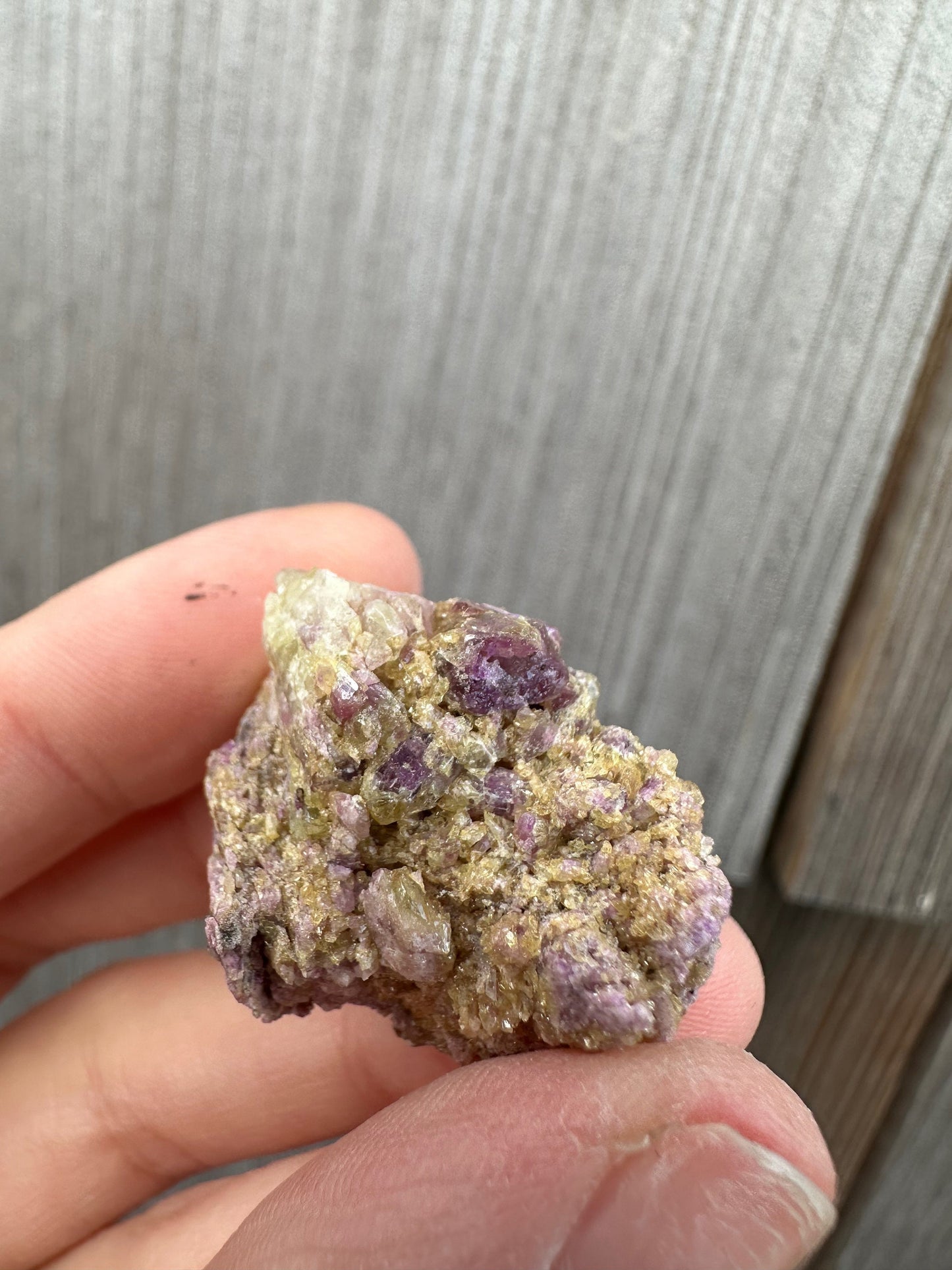 Bicolor Vesuvianite Crystal Cluster from Jeffrey Mine Canada
