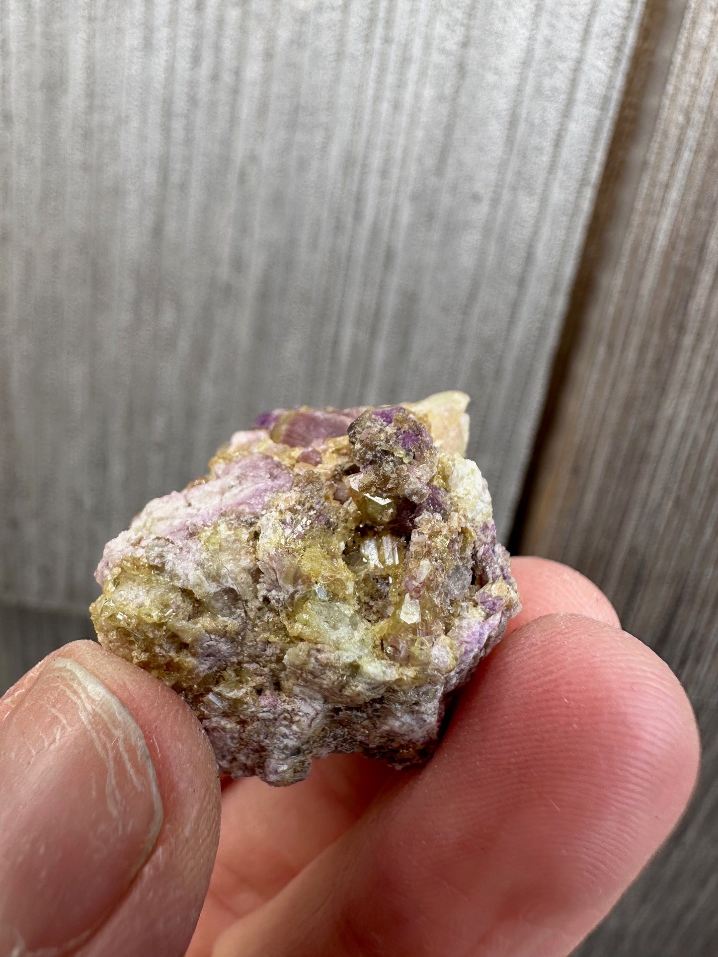 Bicolor Vesuvianite Crystal Cluster from Jeffrey Mine Canada