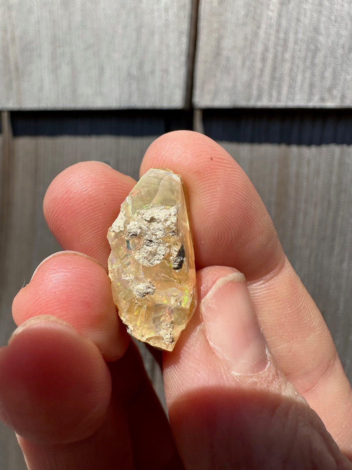 Fiery Rough Opal from Ethiopia
