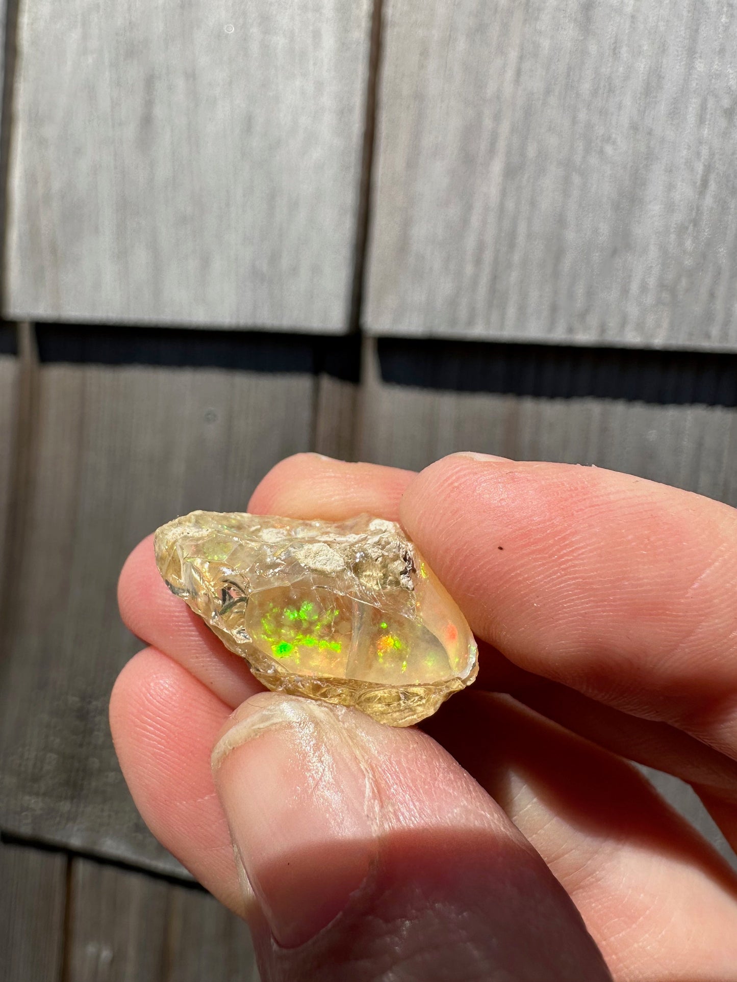 Fiery Rough Opal from Ethiopia