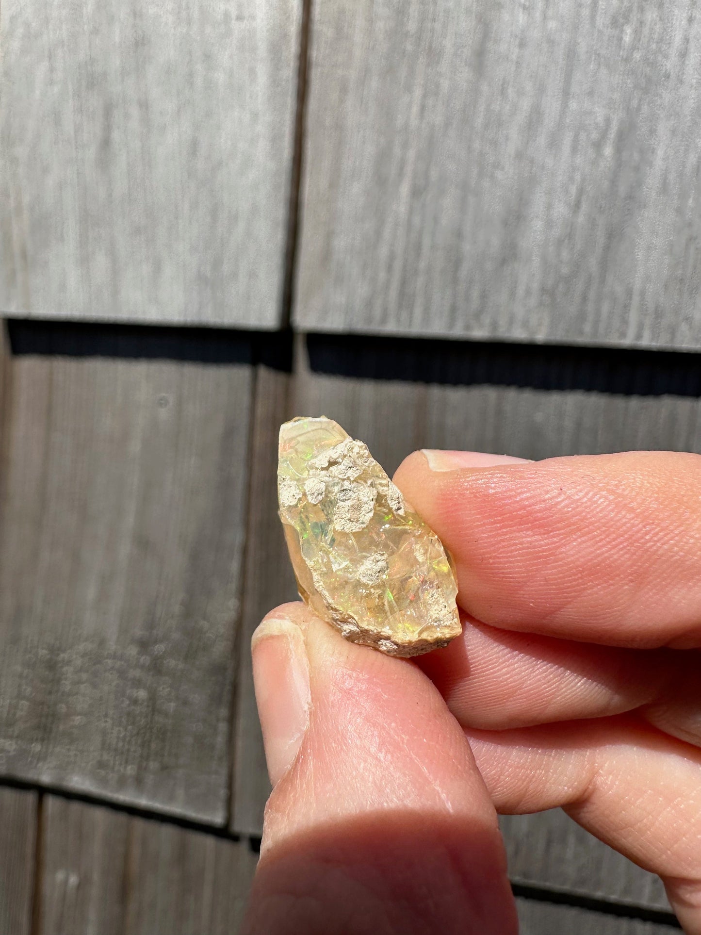 Fiery Rough Opal from Ethiopia