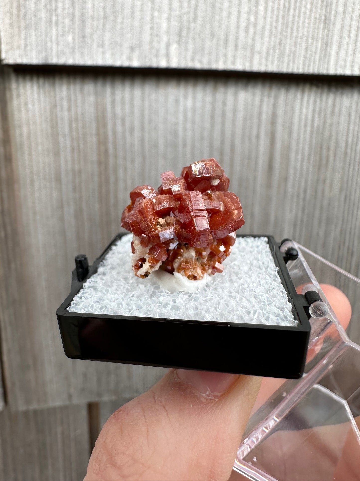 Vanadinite Crystal Cluster from Morocco
