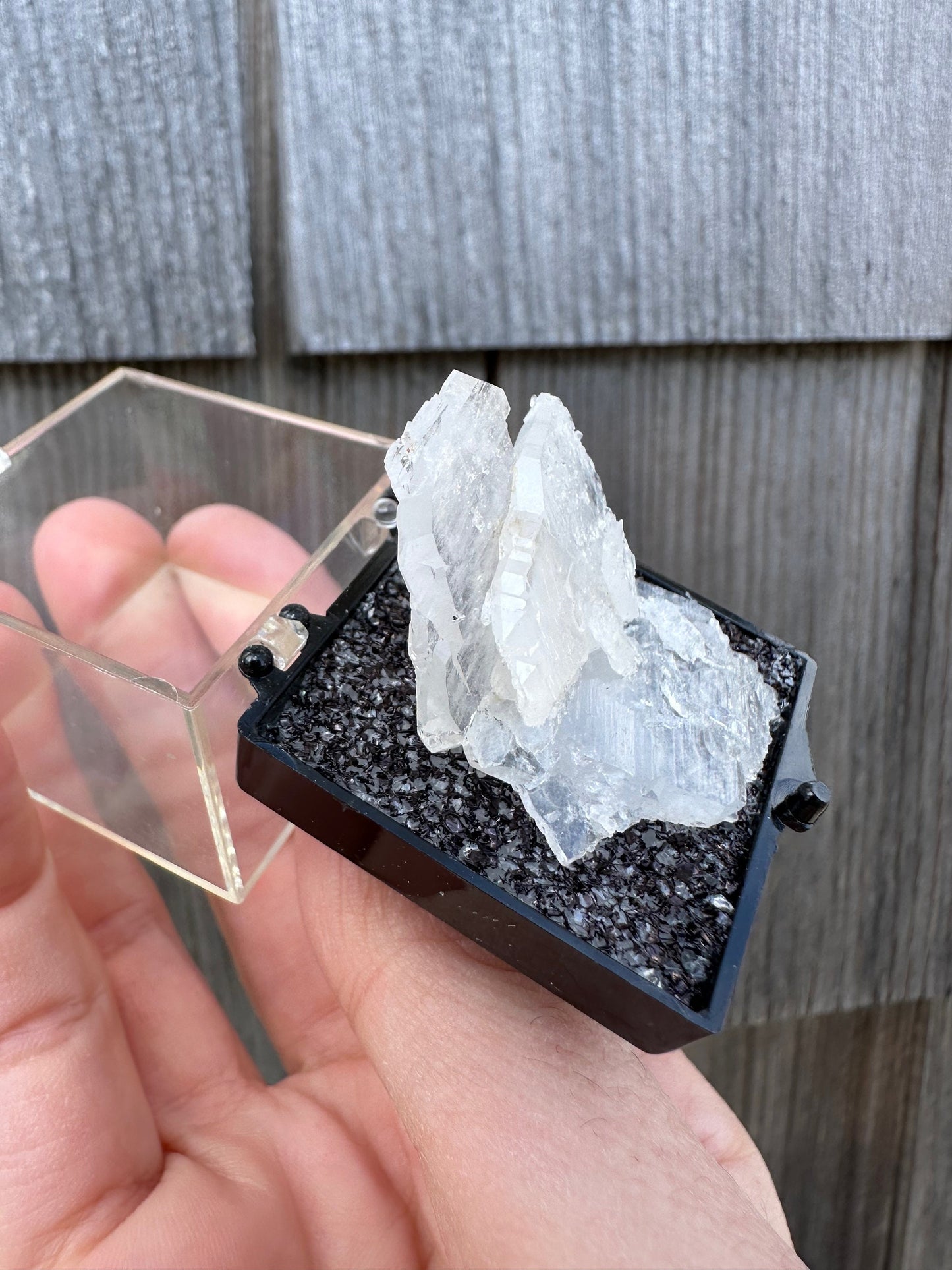 Old Collection Tabular Quartz Cluster from Coleman Mine Arkansas