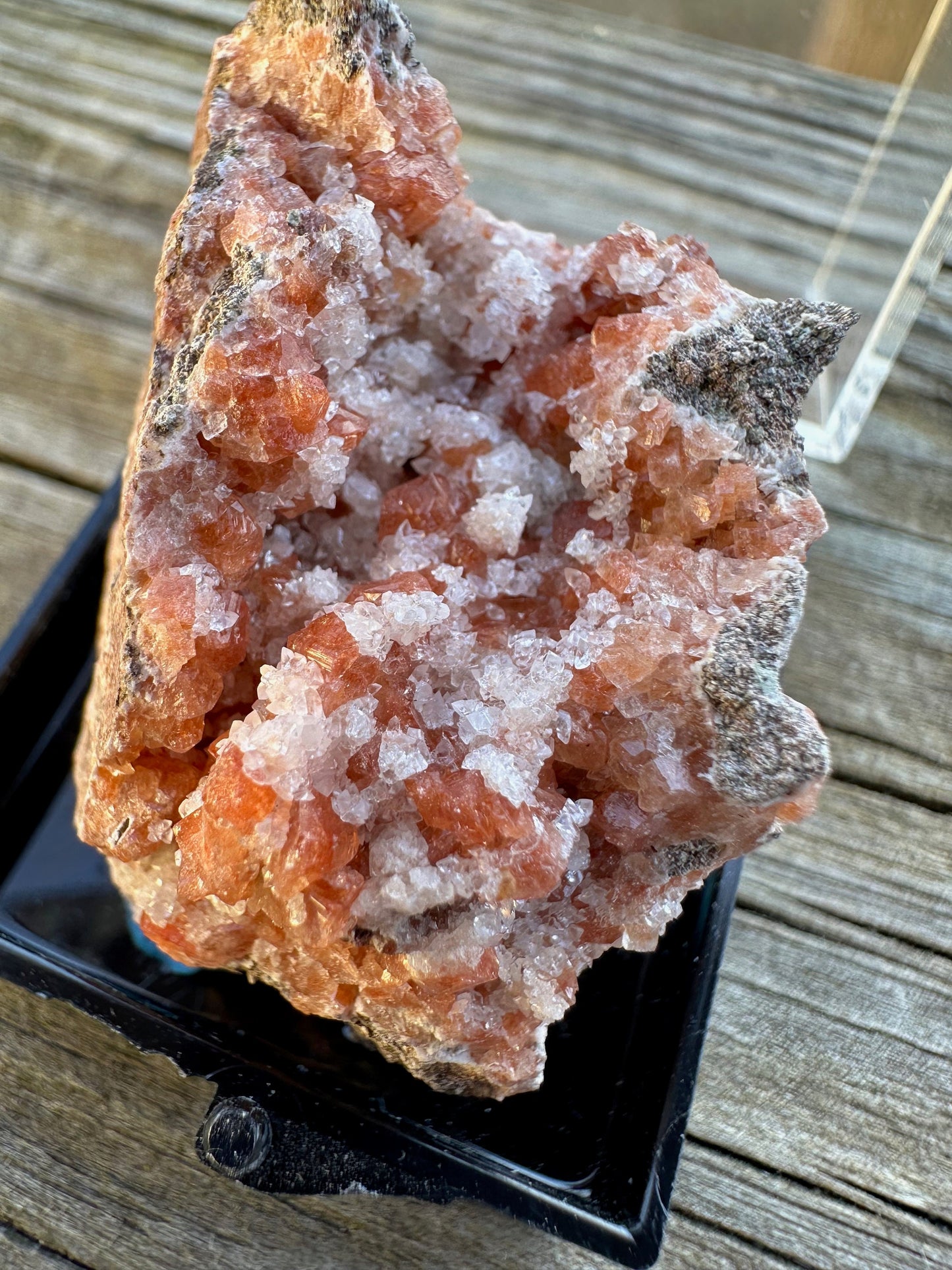 Chabazite with Heulandite and Calcite from Nova Scotia