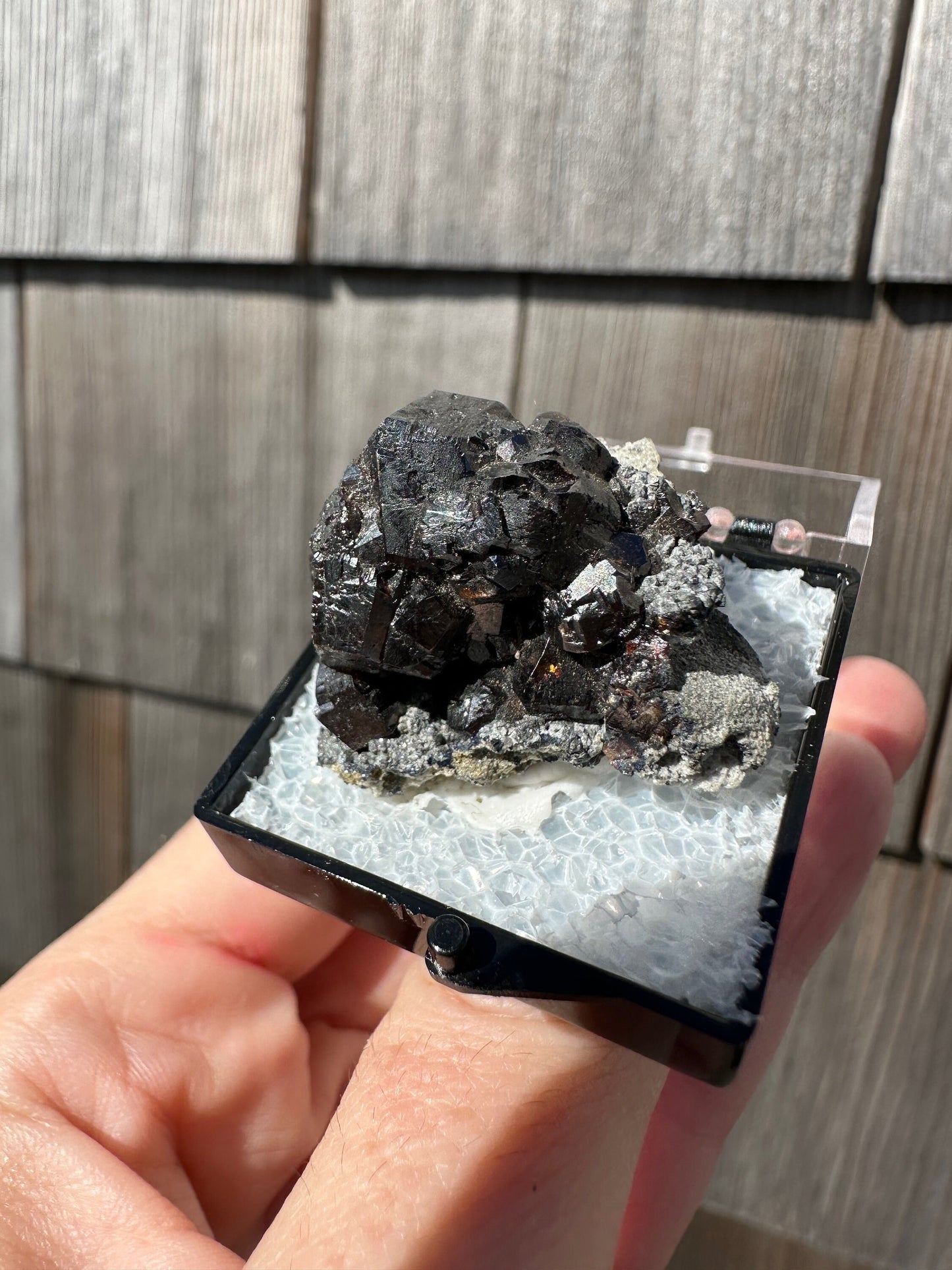 Sphalerite Crystals from Smallcleugh Mine, England UK