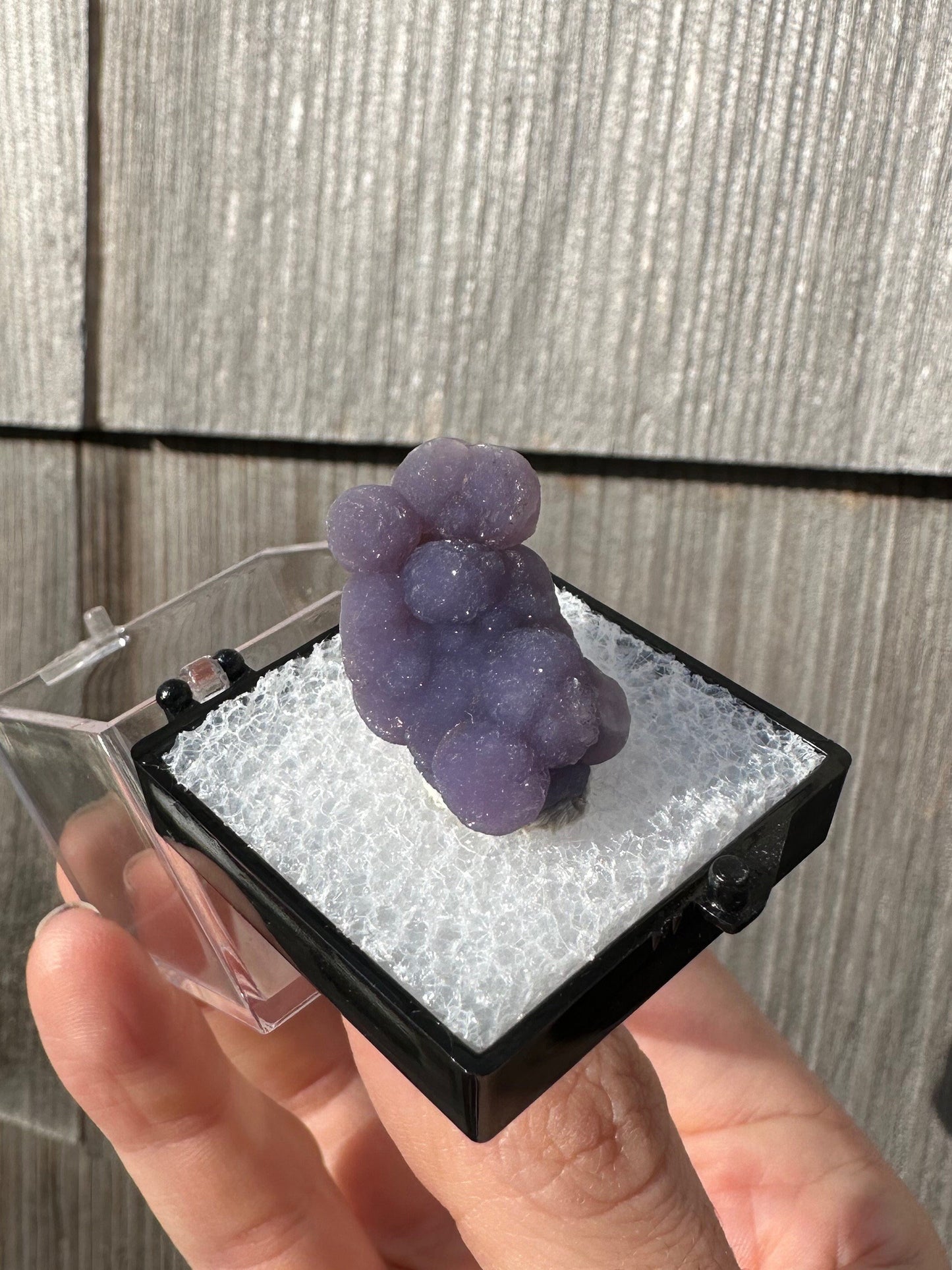 Botryoidal Purple Chalcedony Grape Agate from Indonesia