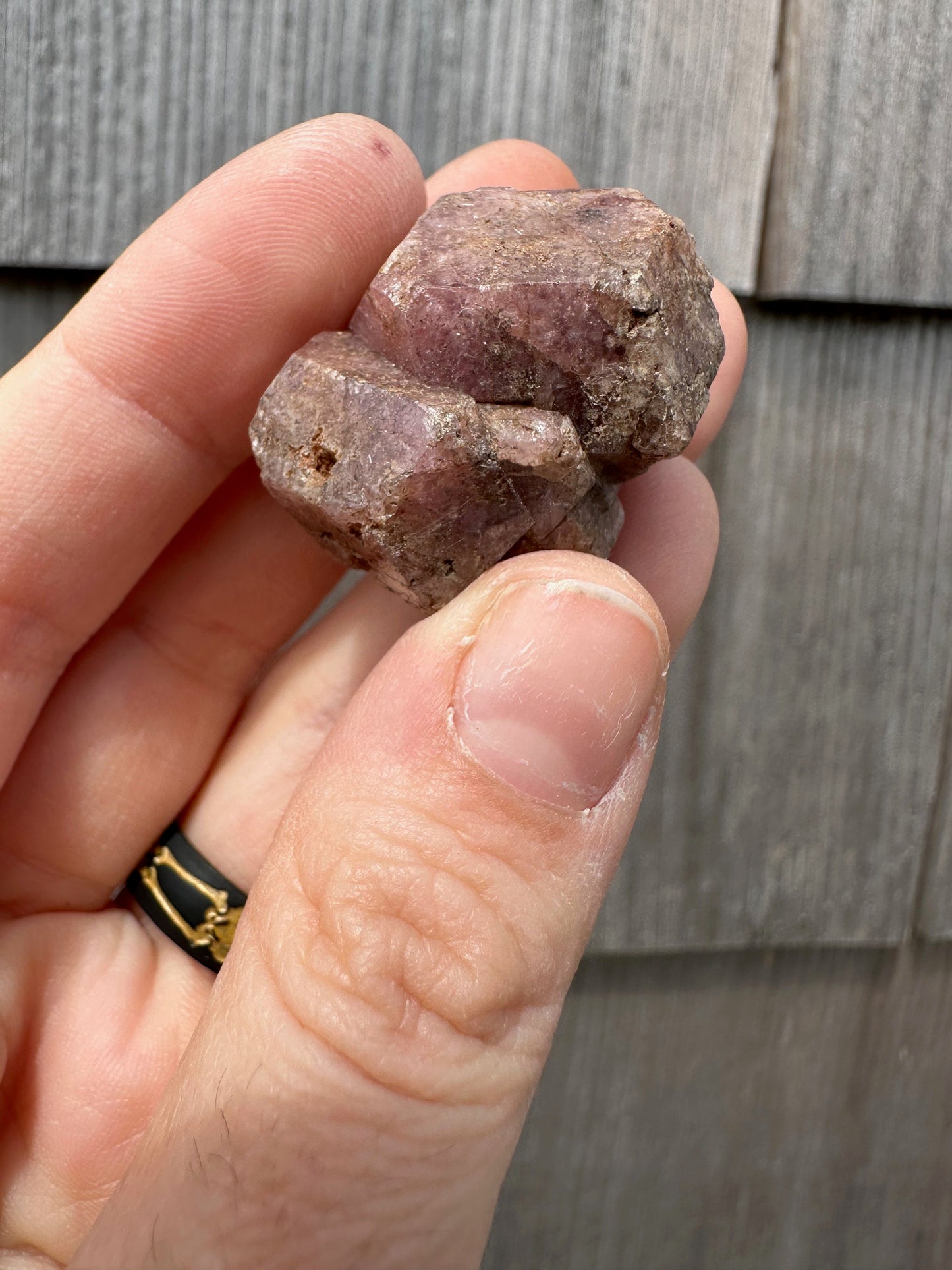Pink Grossular Garnet Cluster from Xalostoc, Mexico
