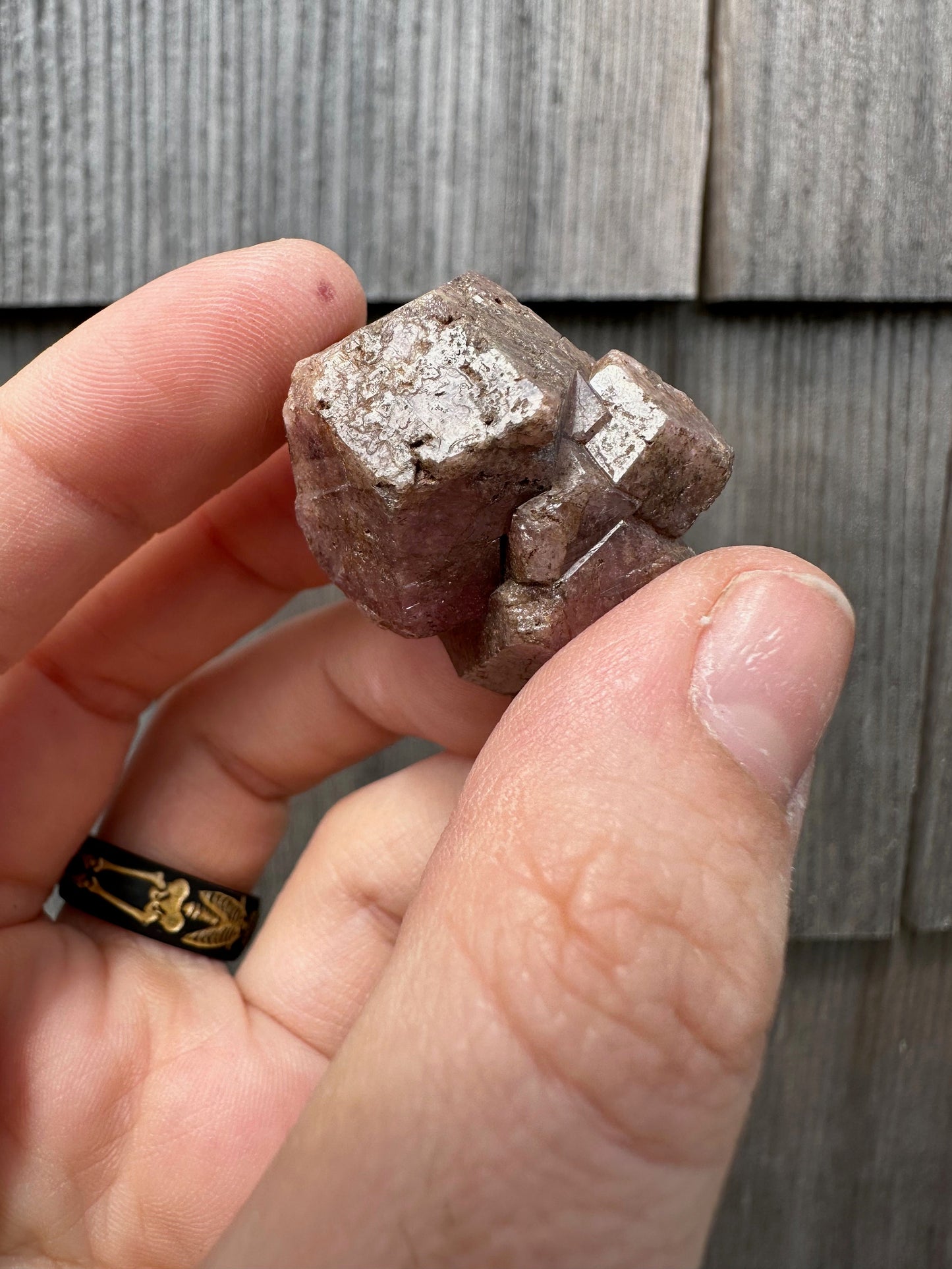 Pink Grossular Garnet Cluster from Xalostoc, Mexico
