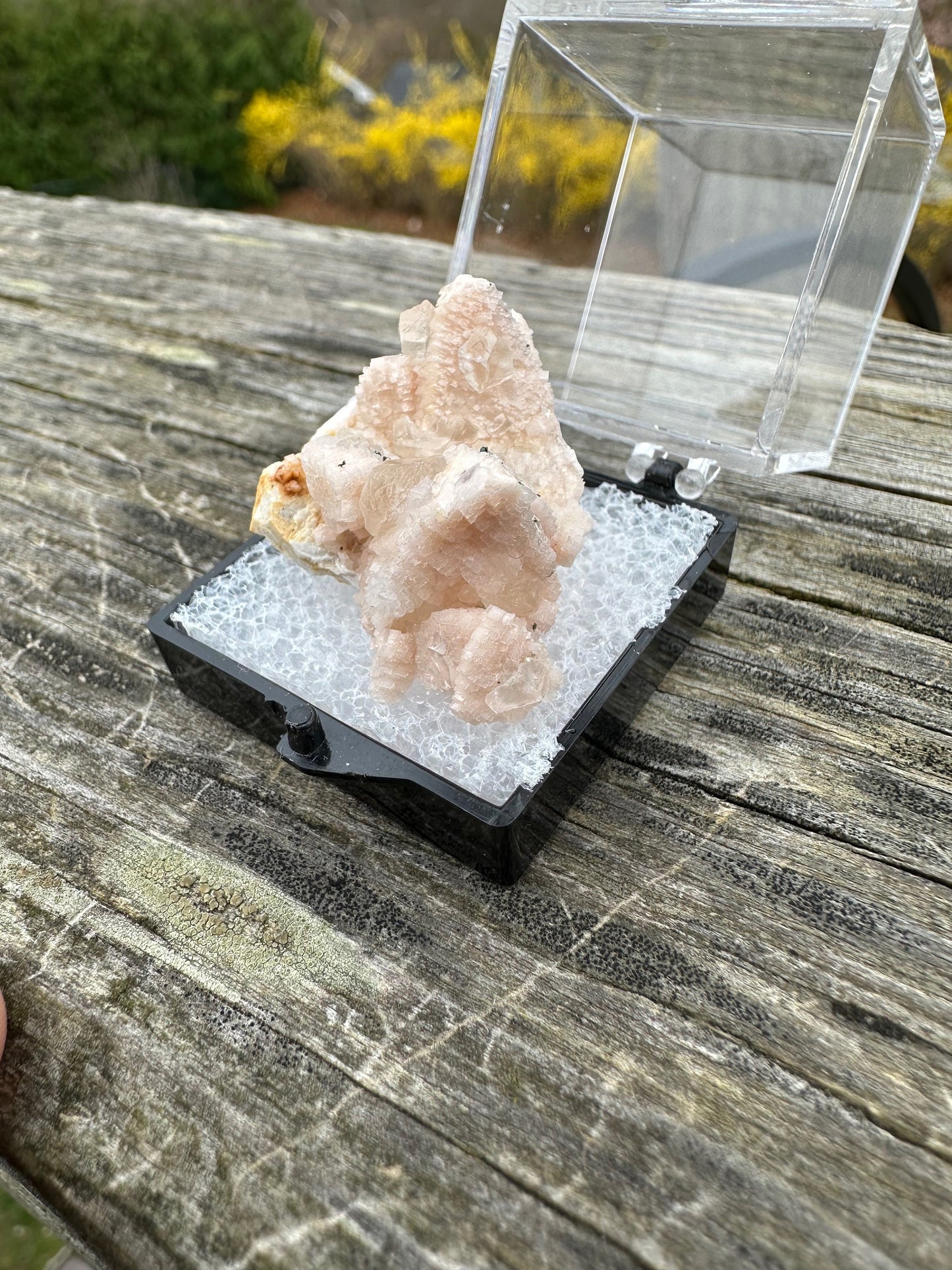 Calcite with Pink Dolomite from Maryland USA