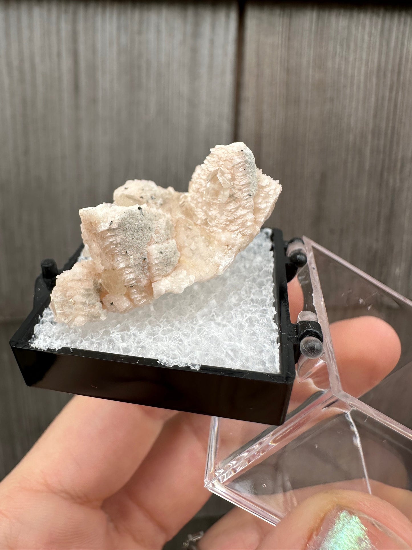 Calcite with Pink Dolomite from Maryland USA