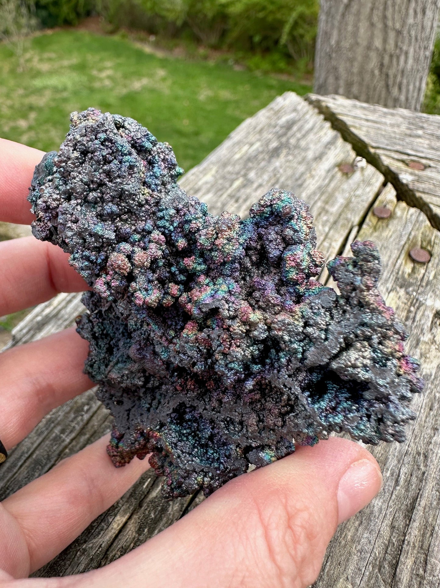Cabinet Iridescent Turgite Specimen from Malaysia