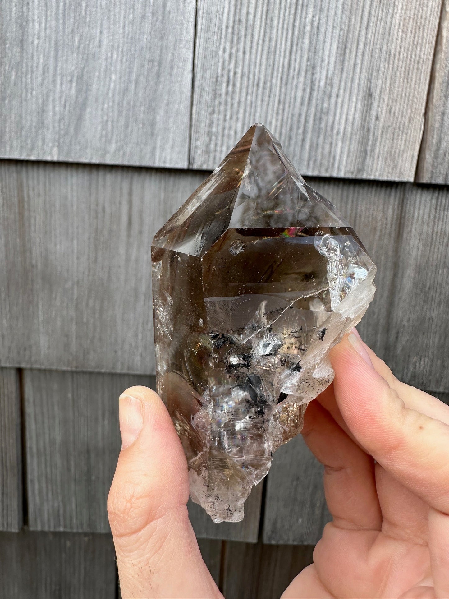 Brandberg Smoky Quartz Point from Namibia Africa