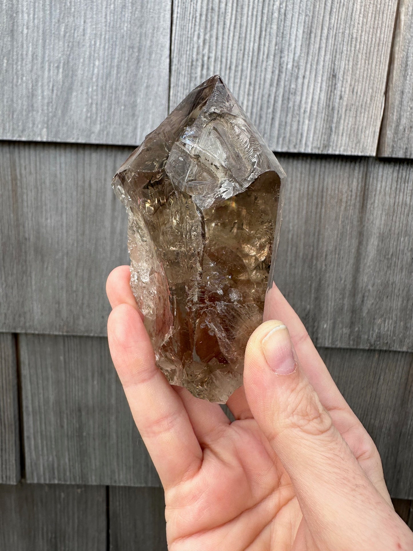 Brandberg Smoky Quartz Point from Namibia Africa
