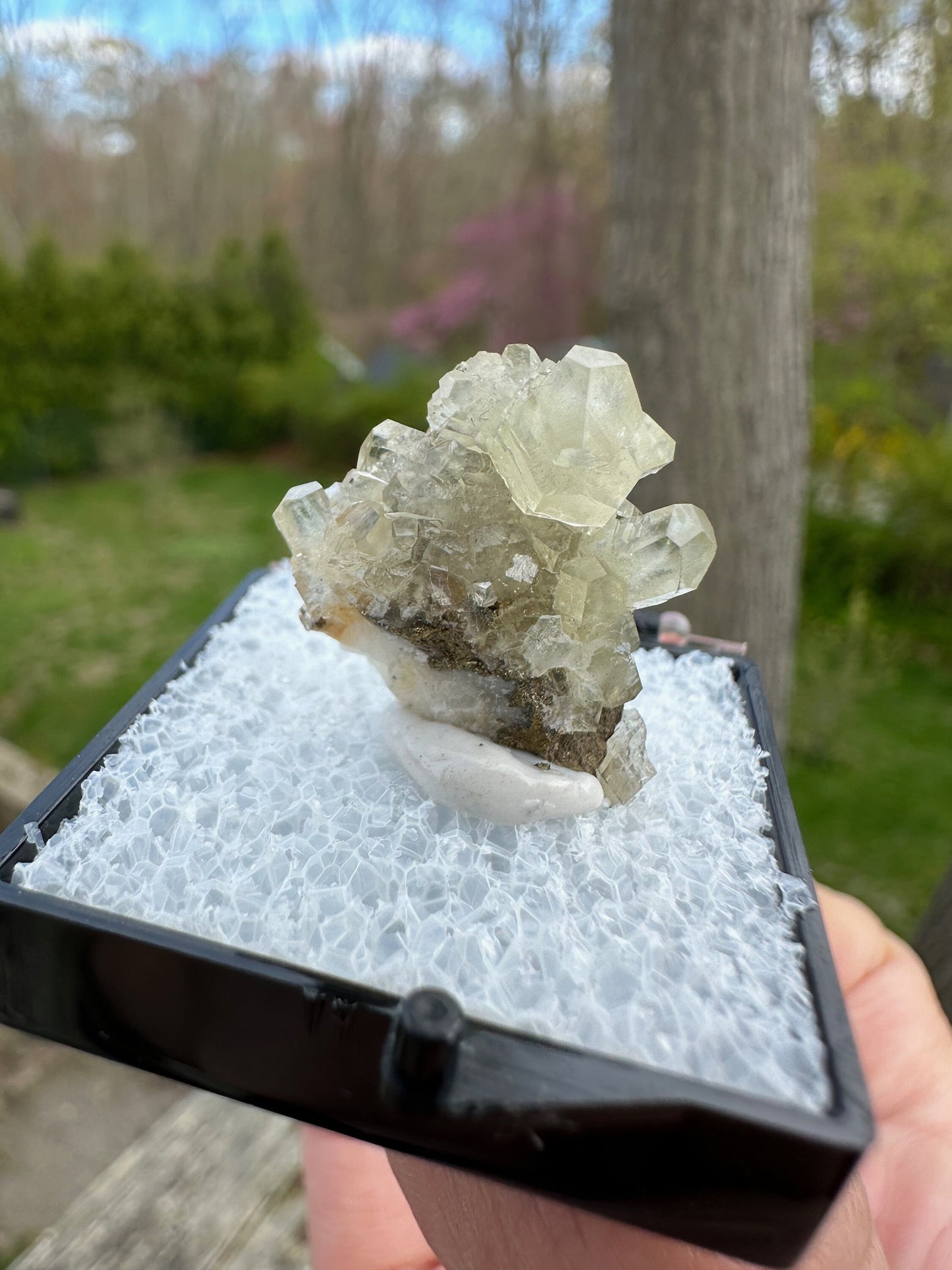 Calcite with Chalcopyrite on Matrix from China