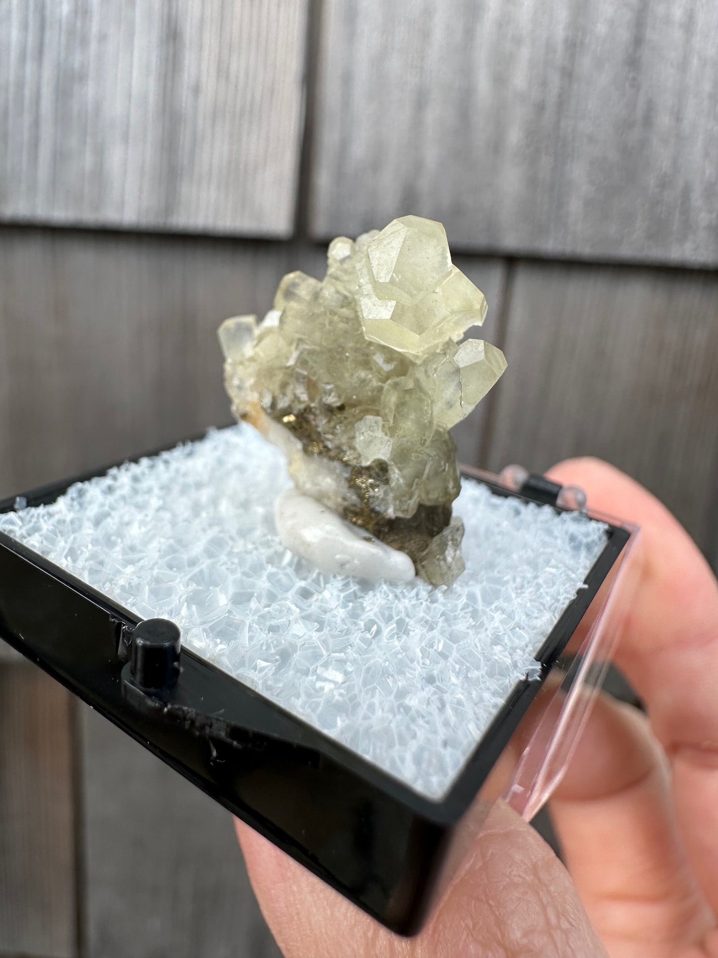 Calcite with Chalcopyrite on Matrix from China
