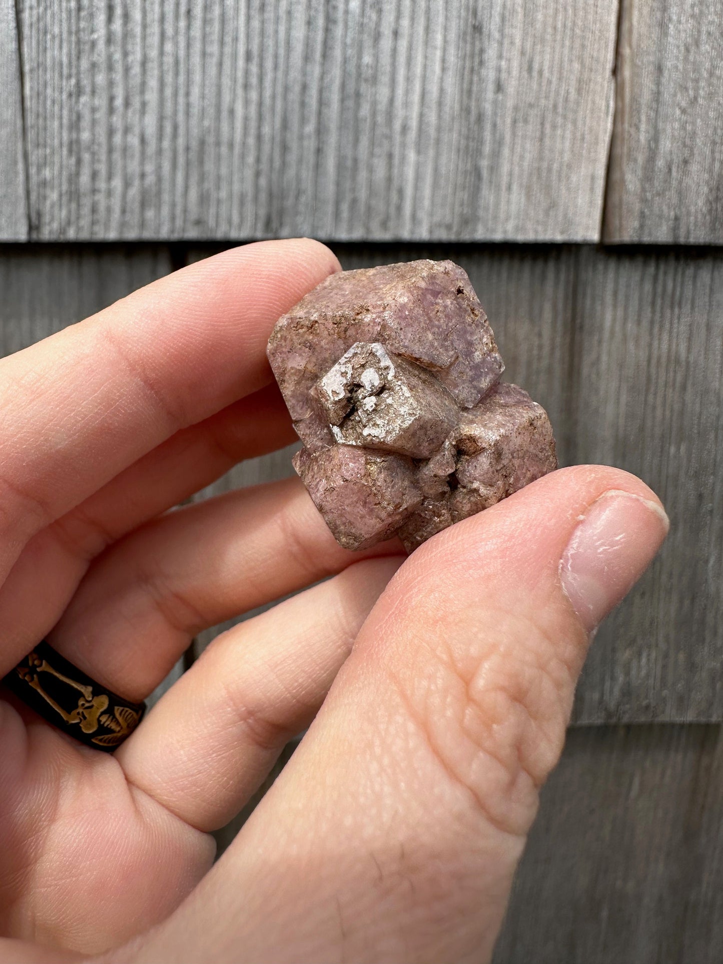 Pink Grossular Garnet Cluster from Xalostoc, Mexico