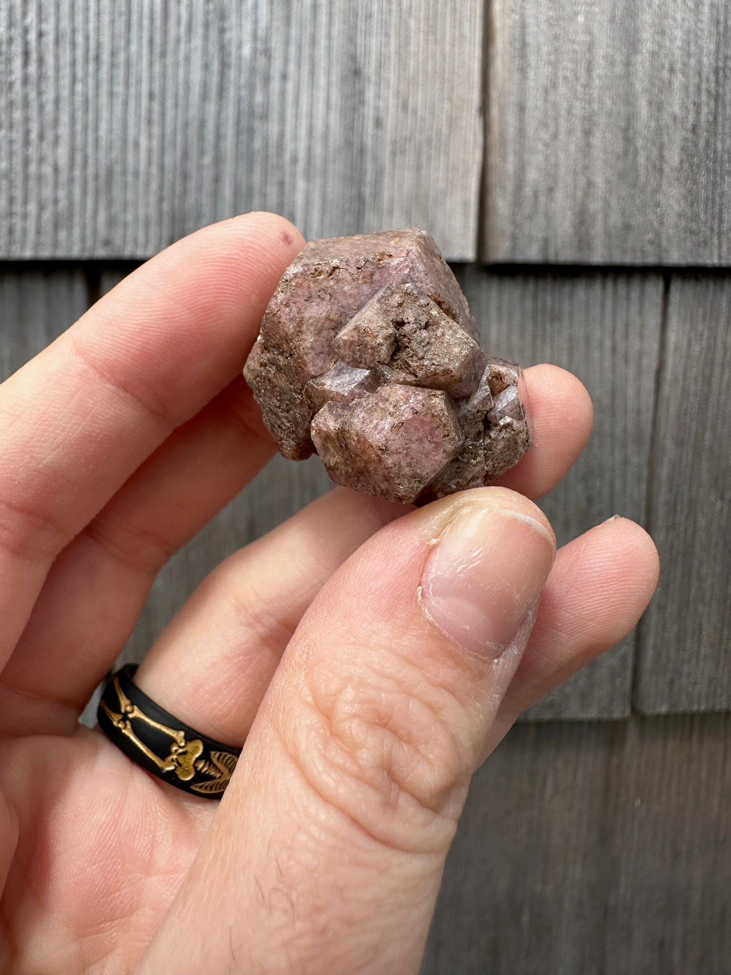 Pink Grossular Garnet Cluster from Xalostoc, Mexico