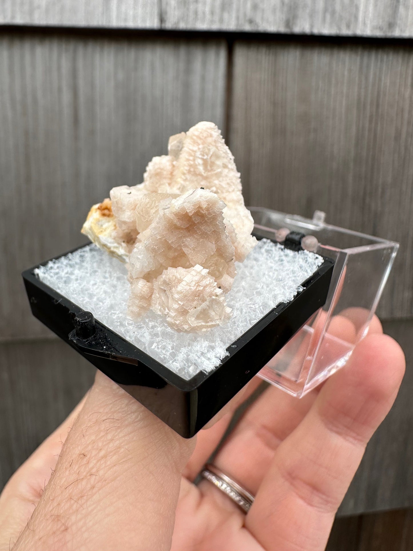 Calcite with Pink Dolomite from Maryland USA